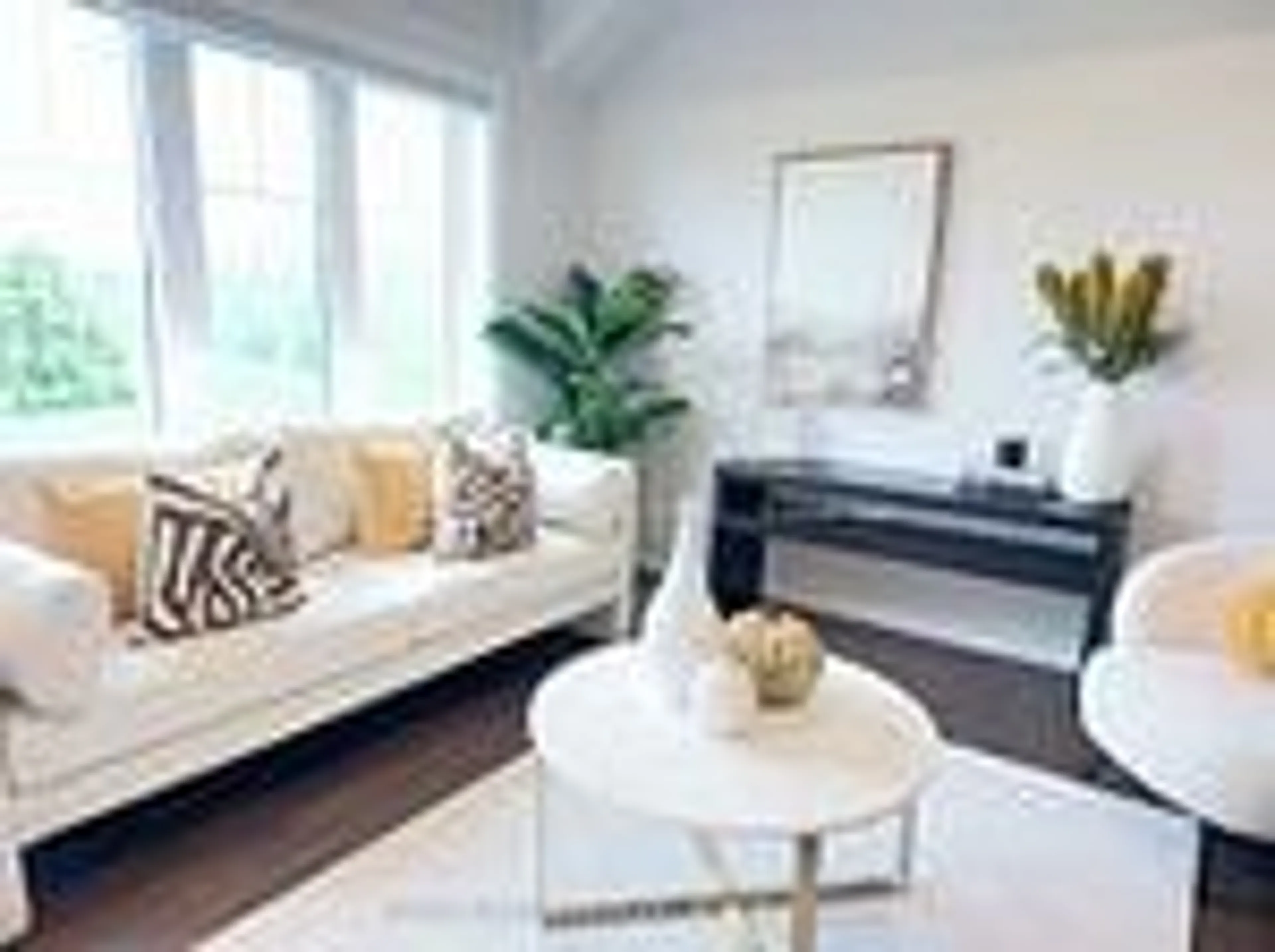 Living room with furniture, wood/laminate floor for 13 Eaton Park Lane #16, Toronto Ontario M1W 0A5