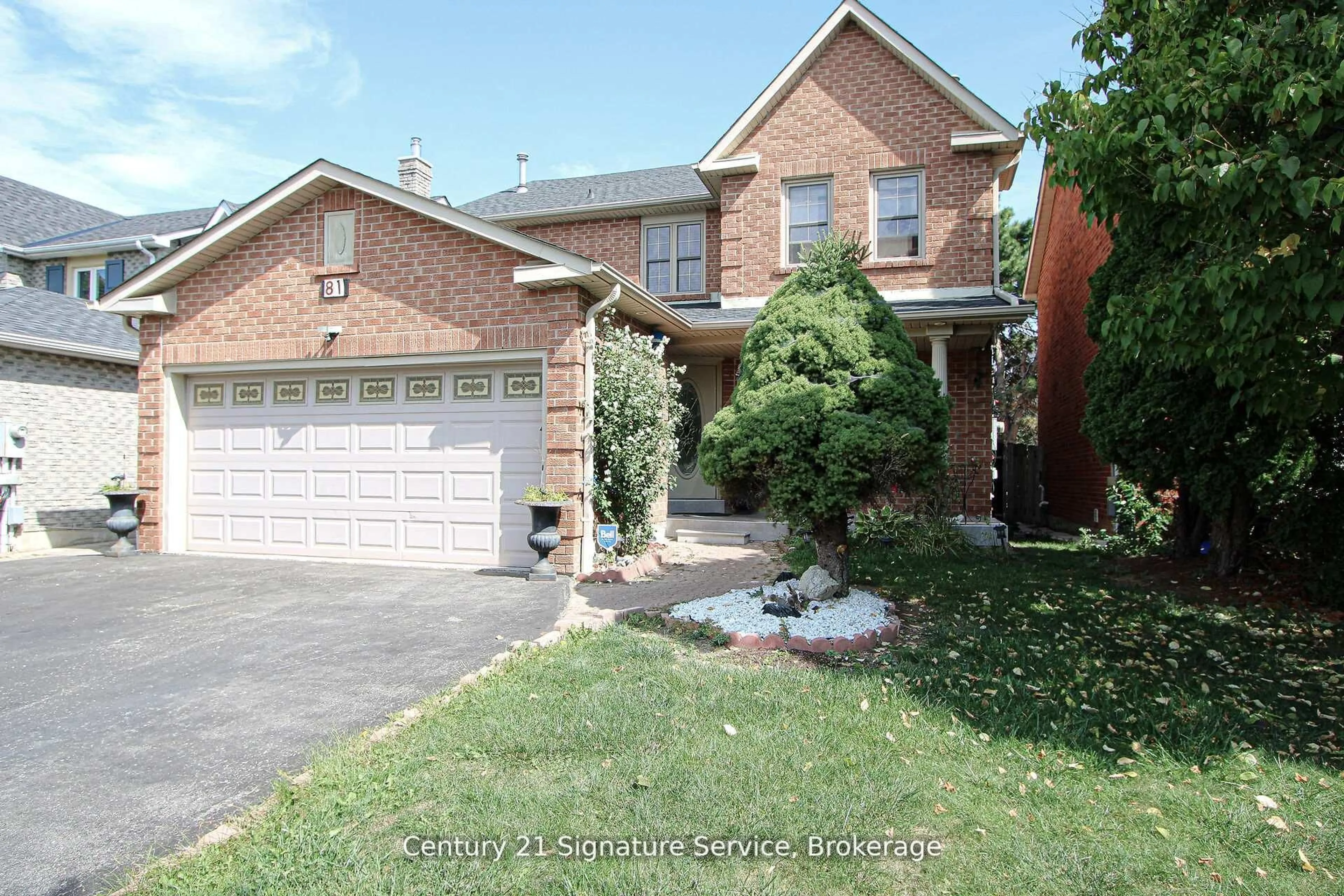 Home with brick exterior material, street for 81 Linton Ave, Ajax Ontario L1T 2V5
