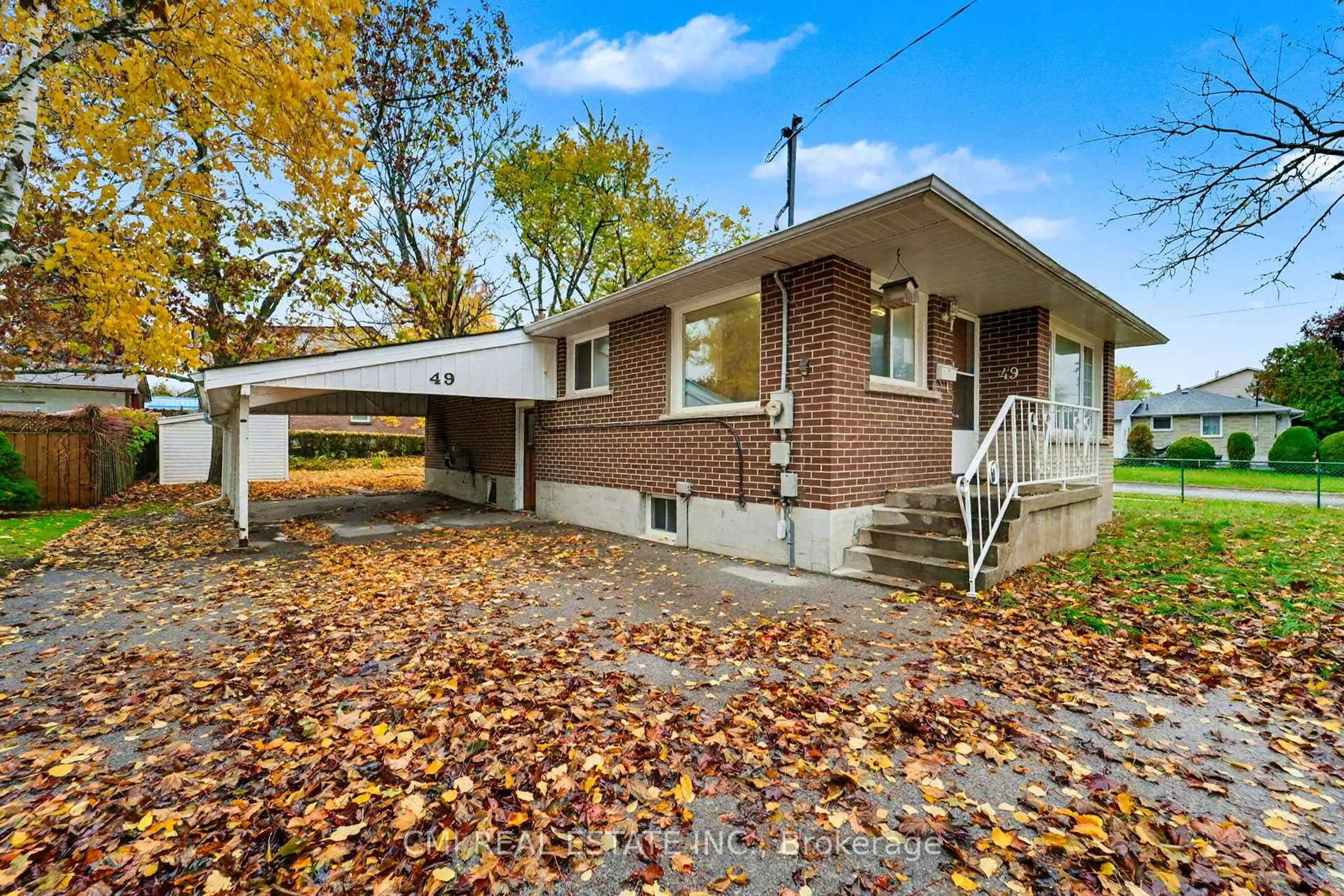 Home with brick exterior material, street for 49 Beatrice St, Oshawa Ontario L1G 3M6