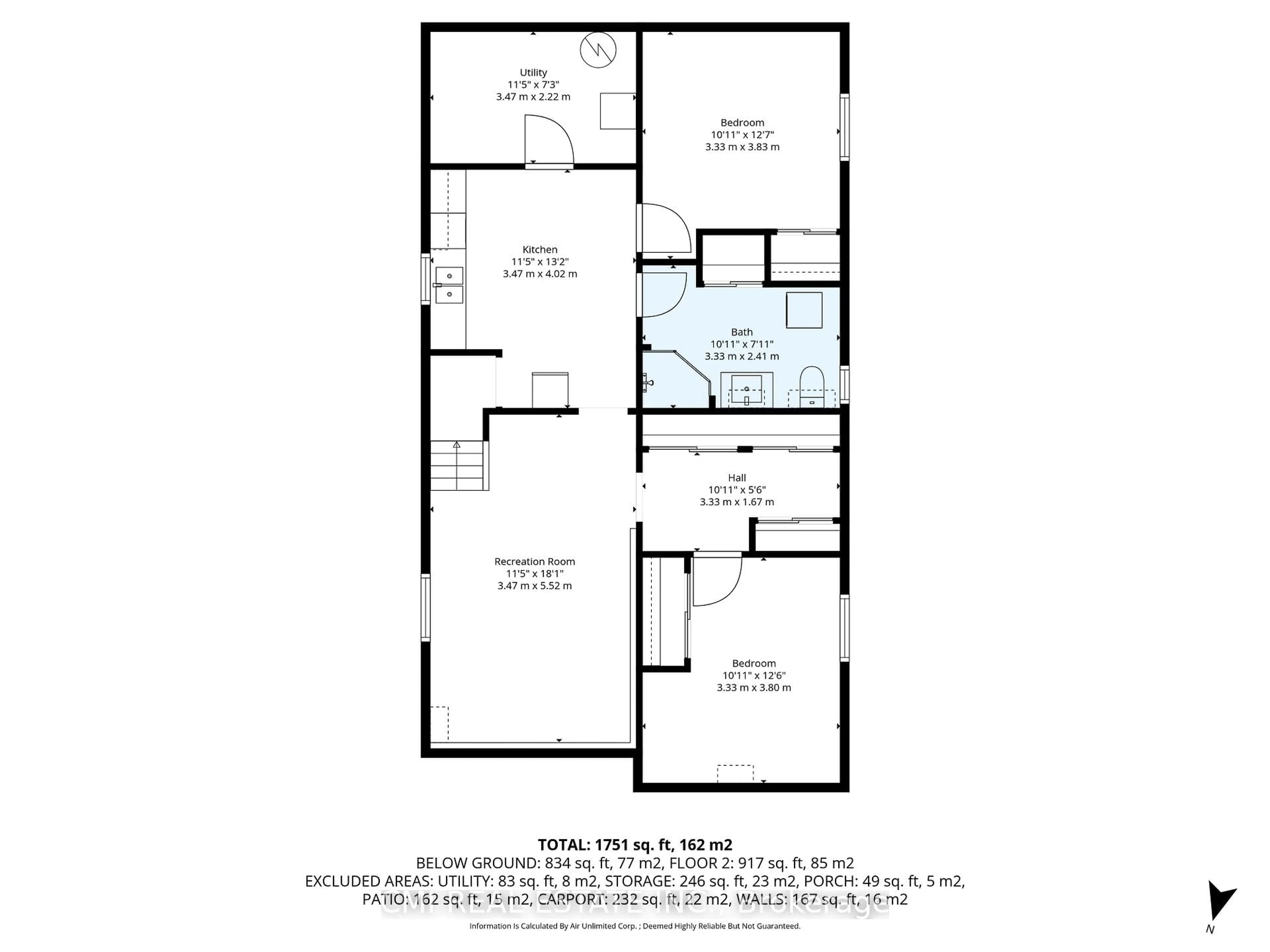 Floor plan for 49 Beatrice St, Oshawa Ontario L1G 3M6
