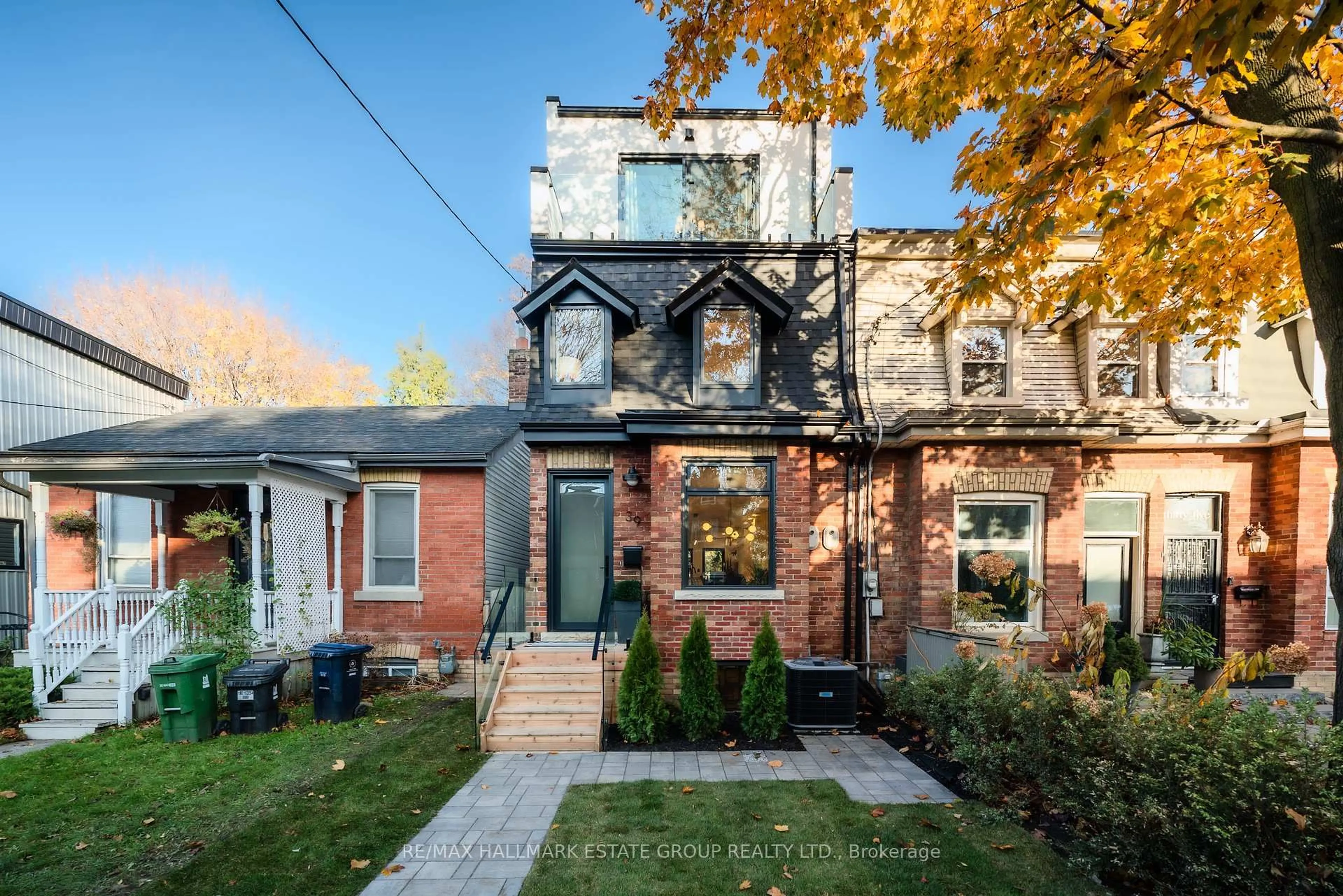 Home with brick exterior material, street for 39 Lewis St, Toronto Ontario M4M 2H2