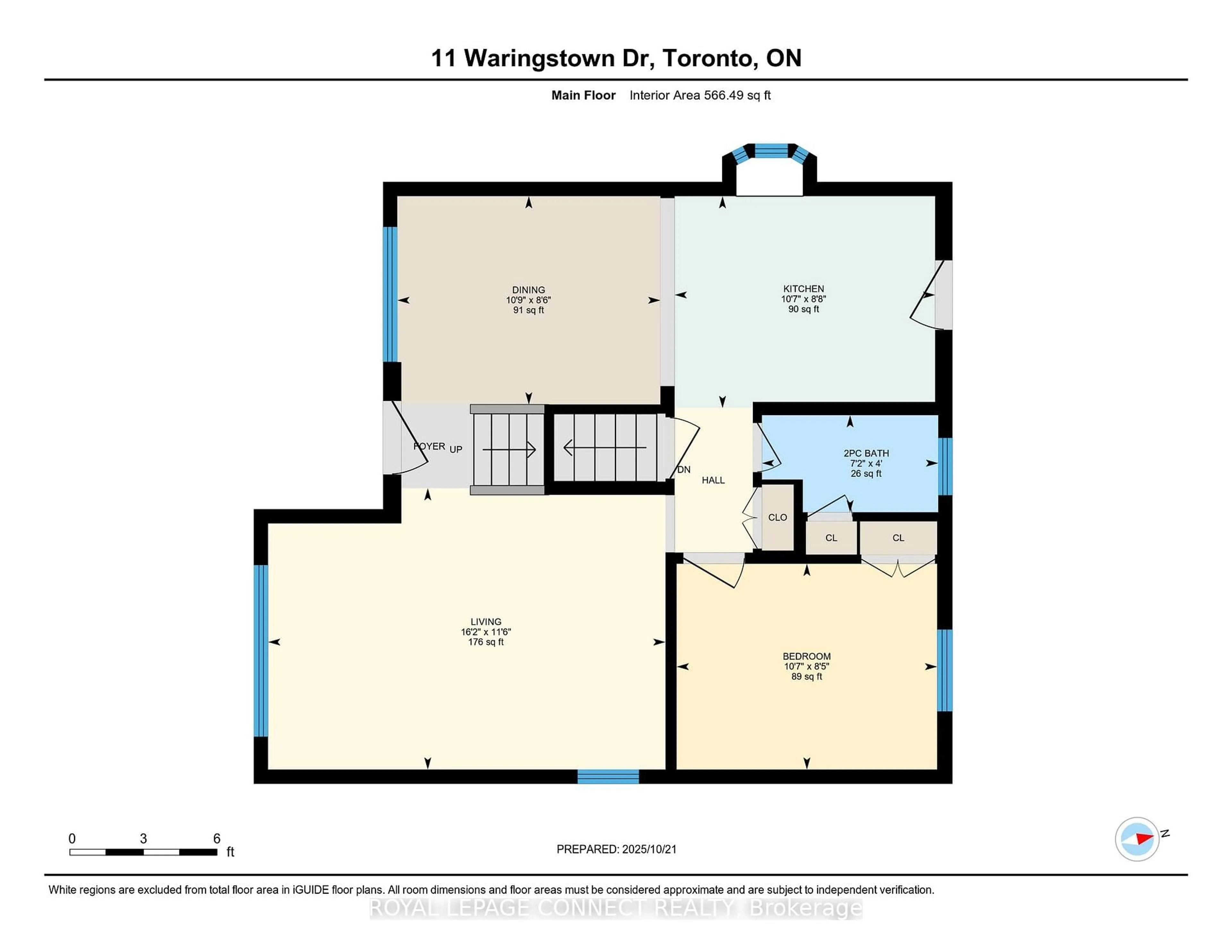 Floor plan for 11 Waringstown Dr, Toronto Ontario M1R 4H2