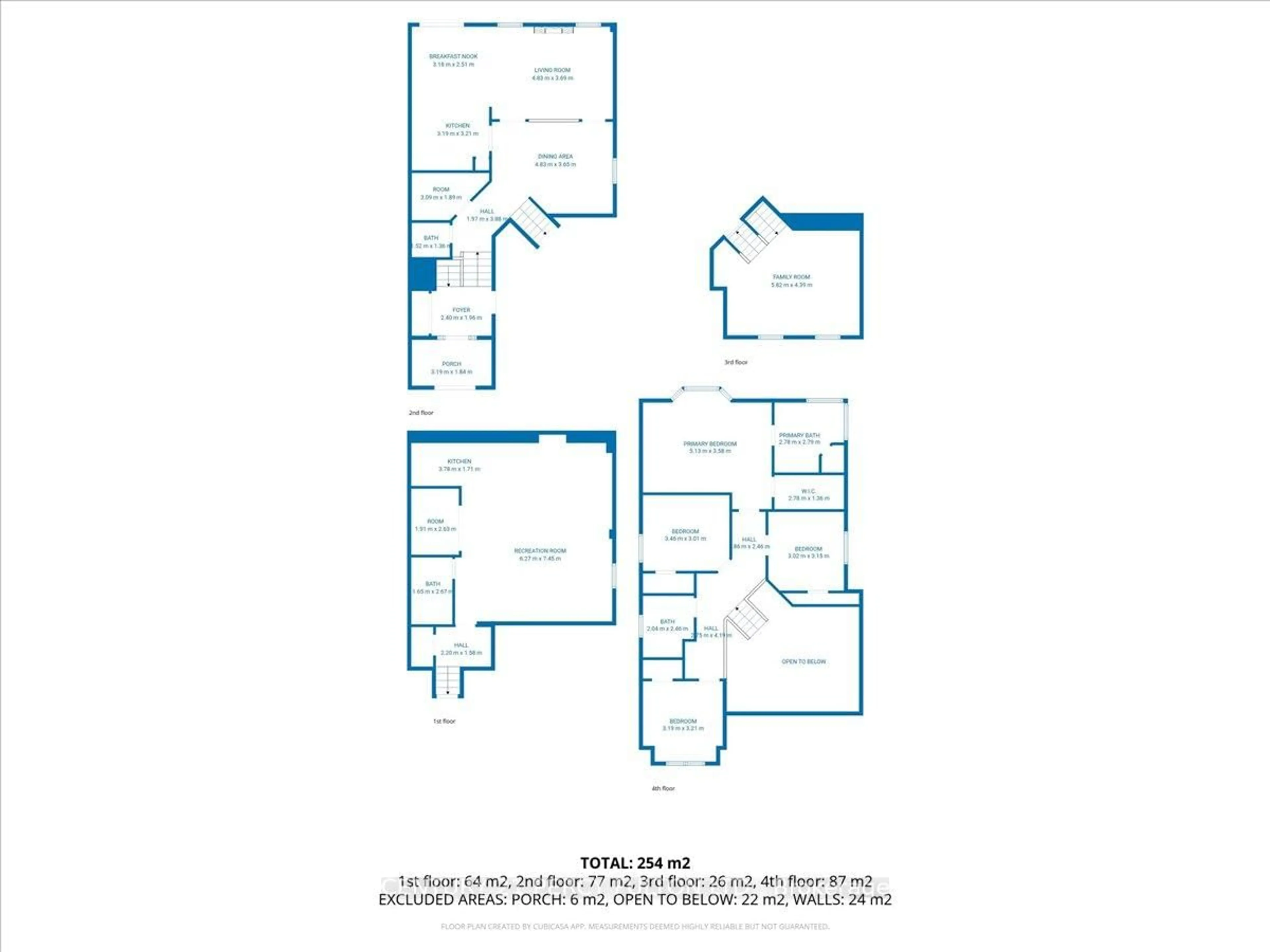 Floor plan for 8 Boulderbrook Dr, Toronto Ontario M1X 2B9