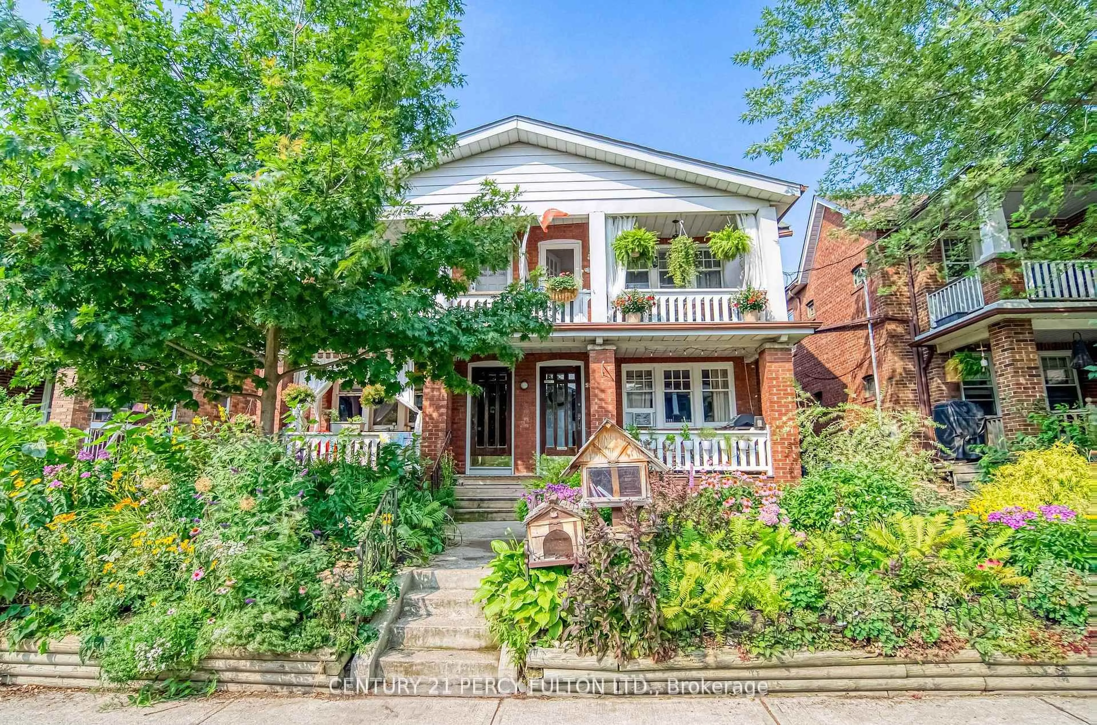 Home with brick exterior material, street for 48-50 Scarboro Beach Blvd, Toronto Ontario M4E 2X1