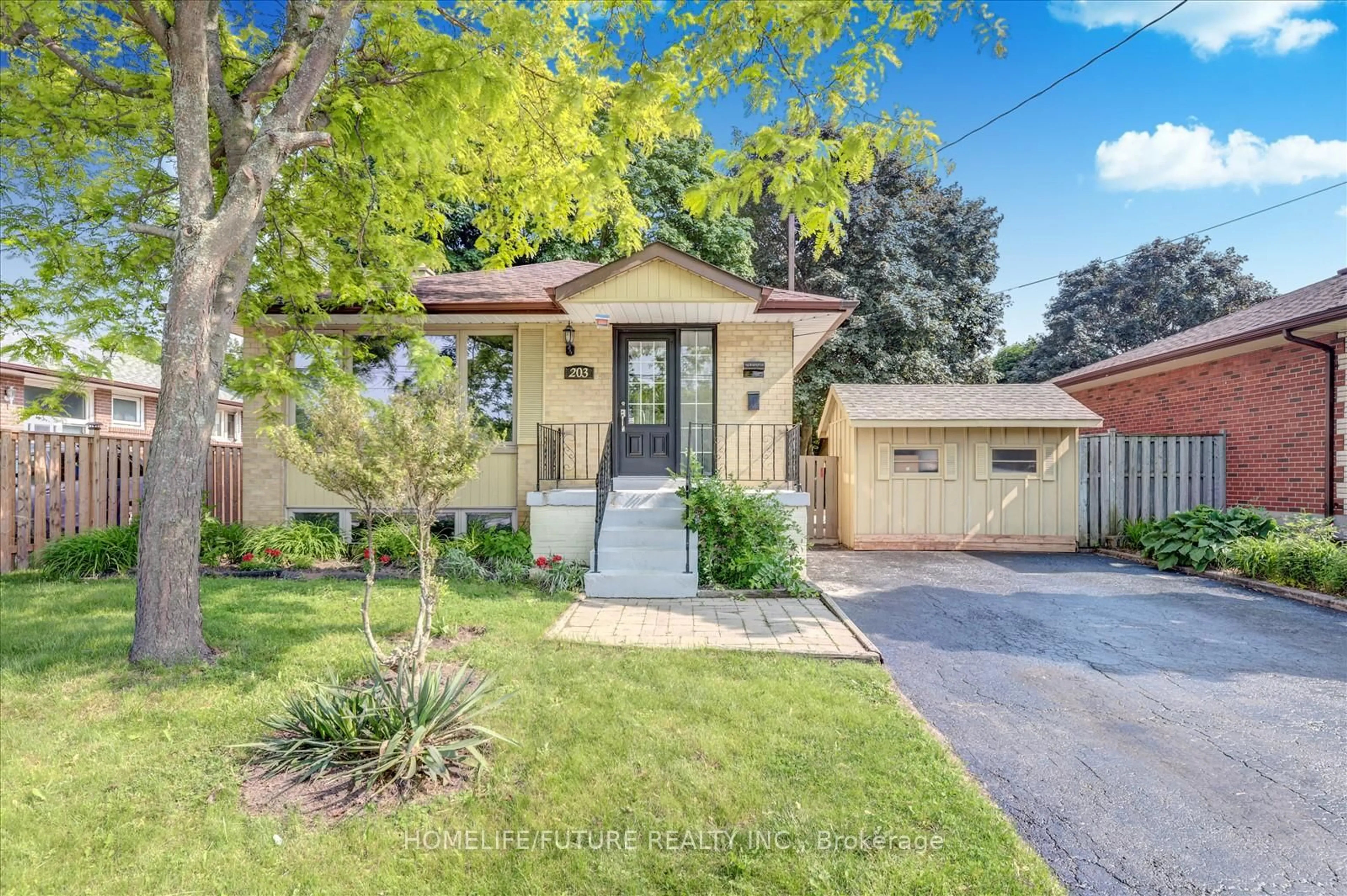 Home with brick exterior material, street for 203 Crawforth St, Whitby Ontario L1N 3S4