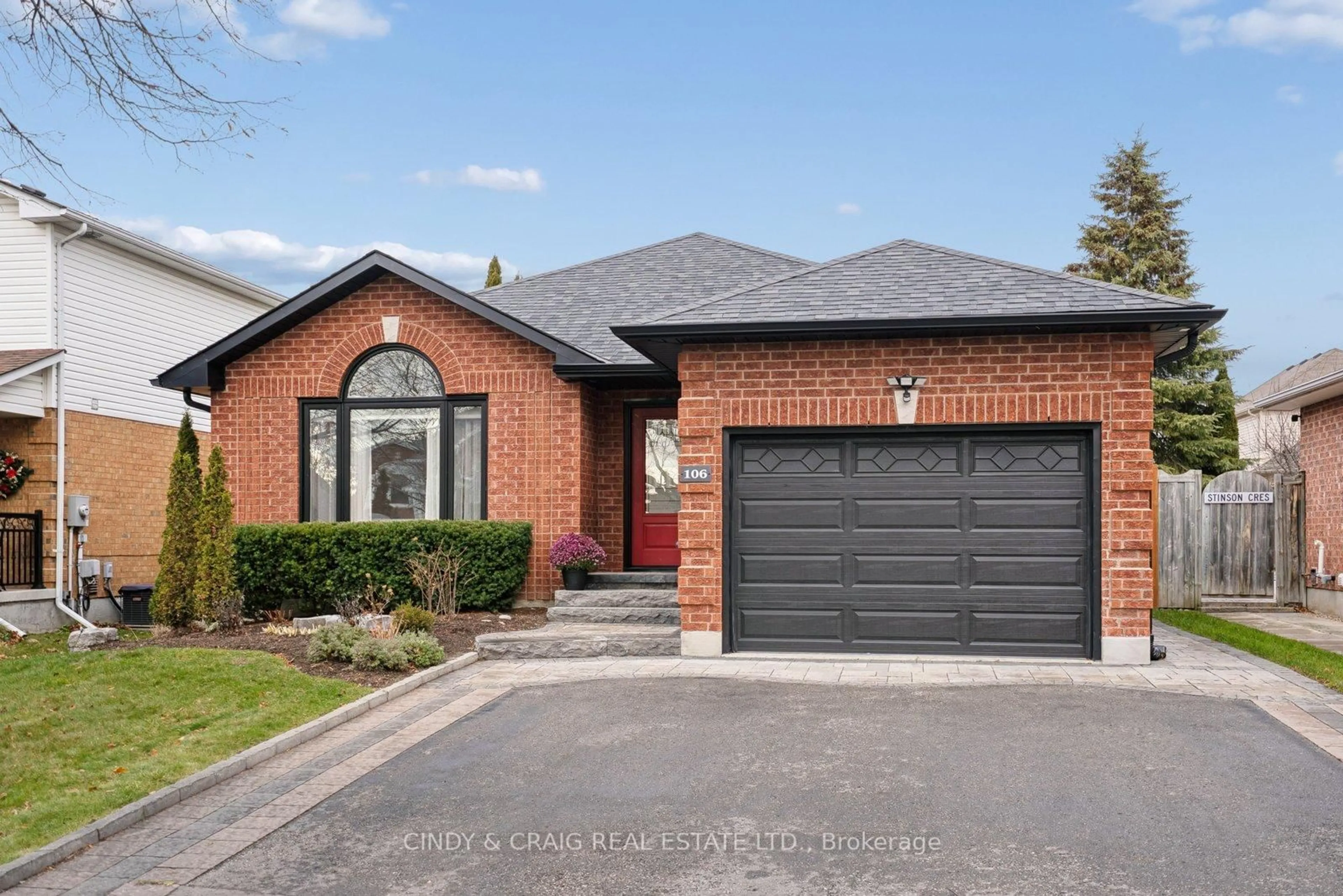 Home with brick exterior material, street for 106 George Reynolds Dr, Clarington Ontario L1E 2E2