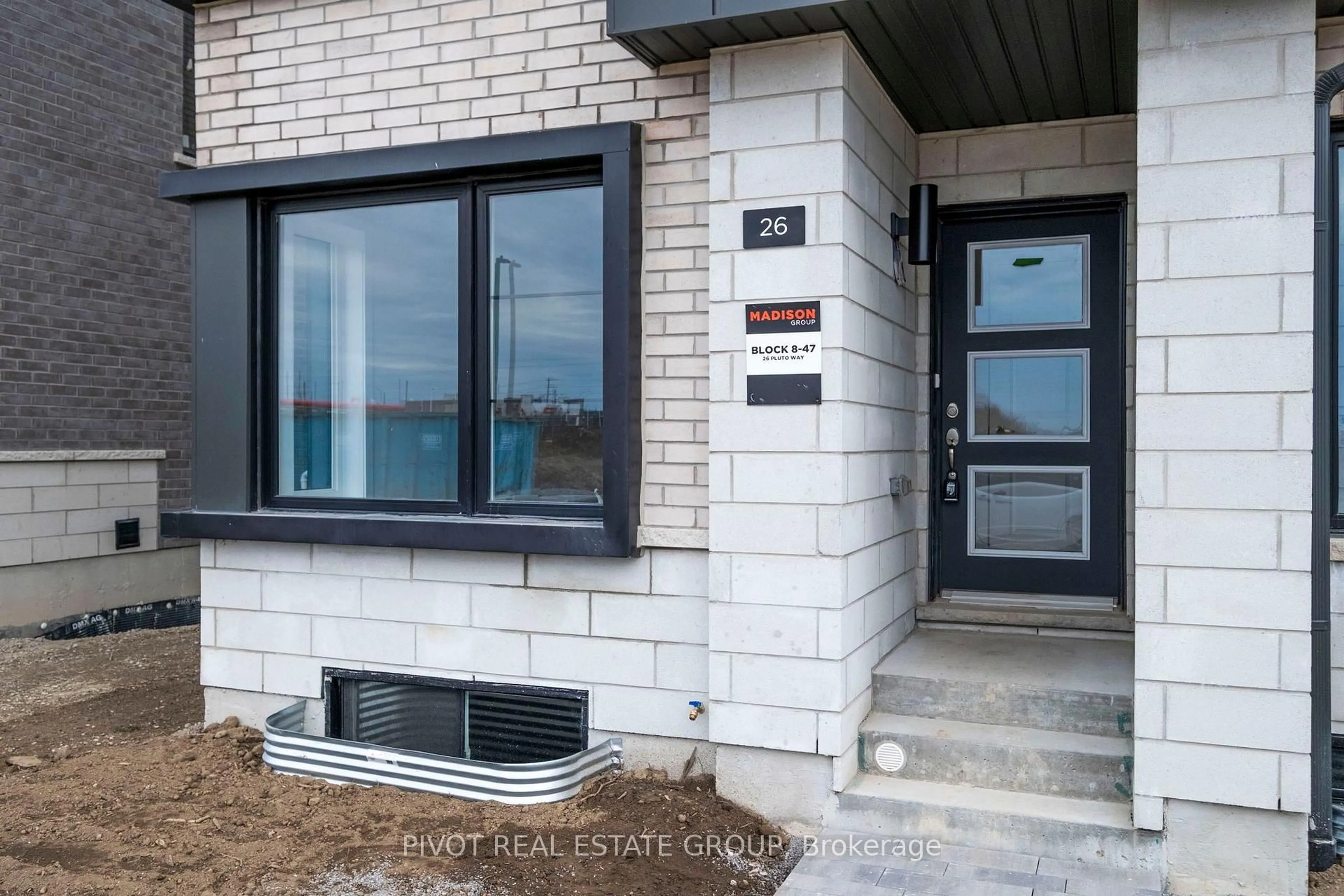 Home with brick exterior material, street for 26 Pluto Way, Whitby Ontario L1M 0M7