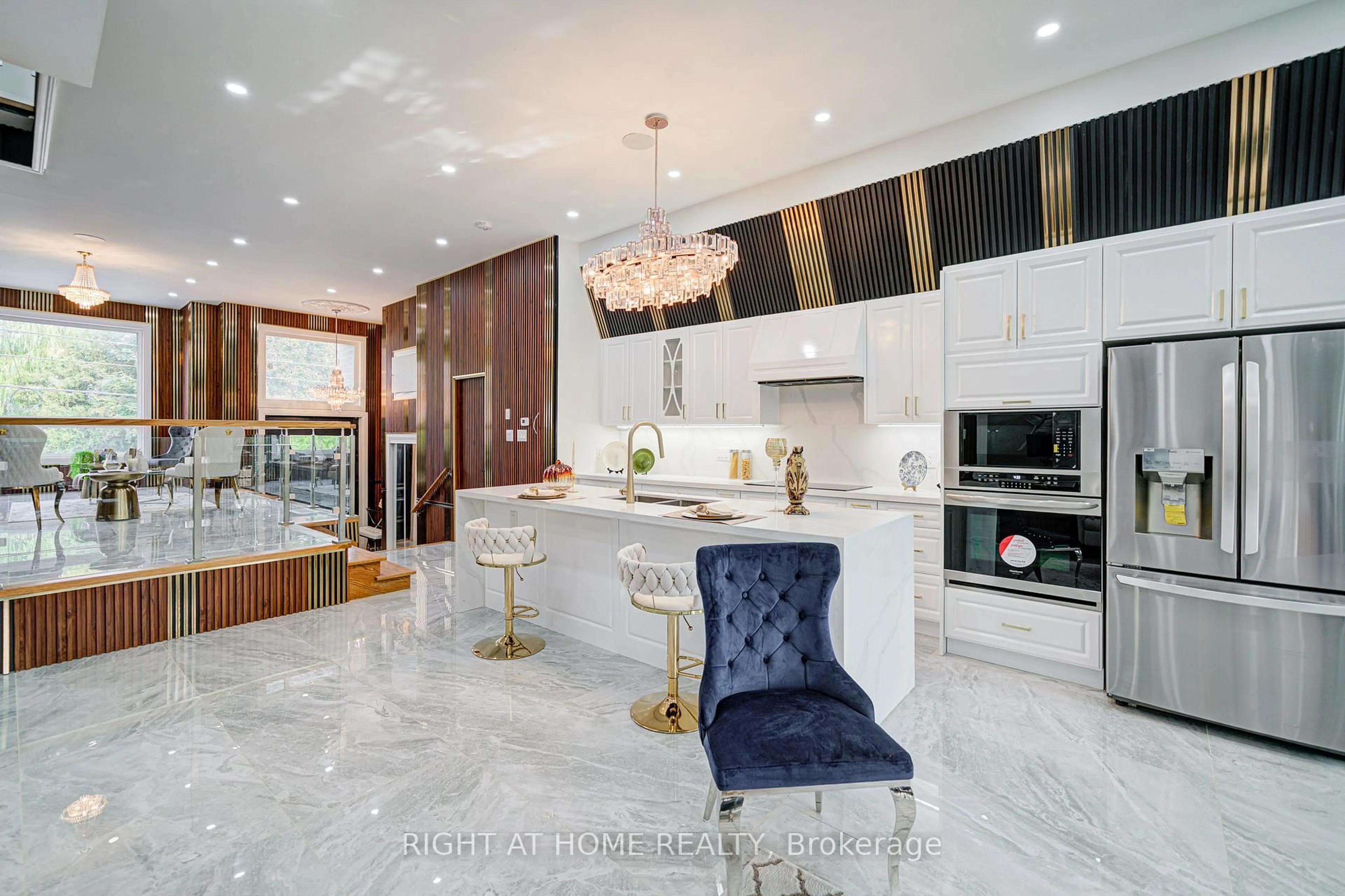 Contemporary kitchen, ceramic/tile floor for 80 Haslam St, Toronto Ontario M1N 3N7