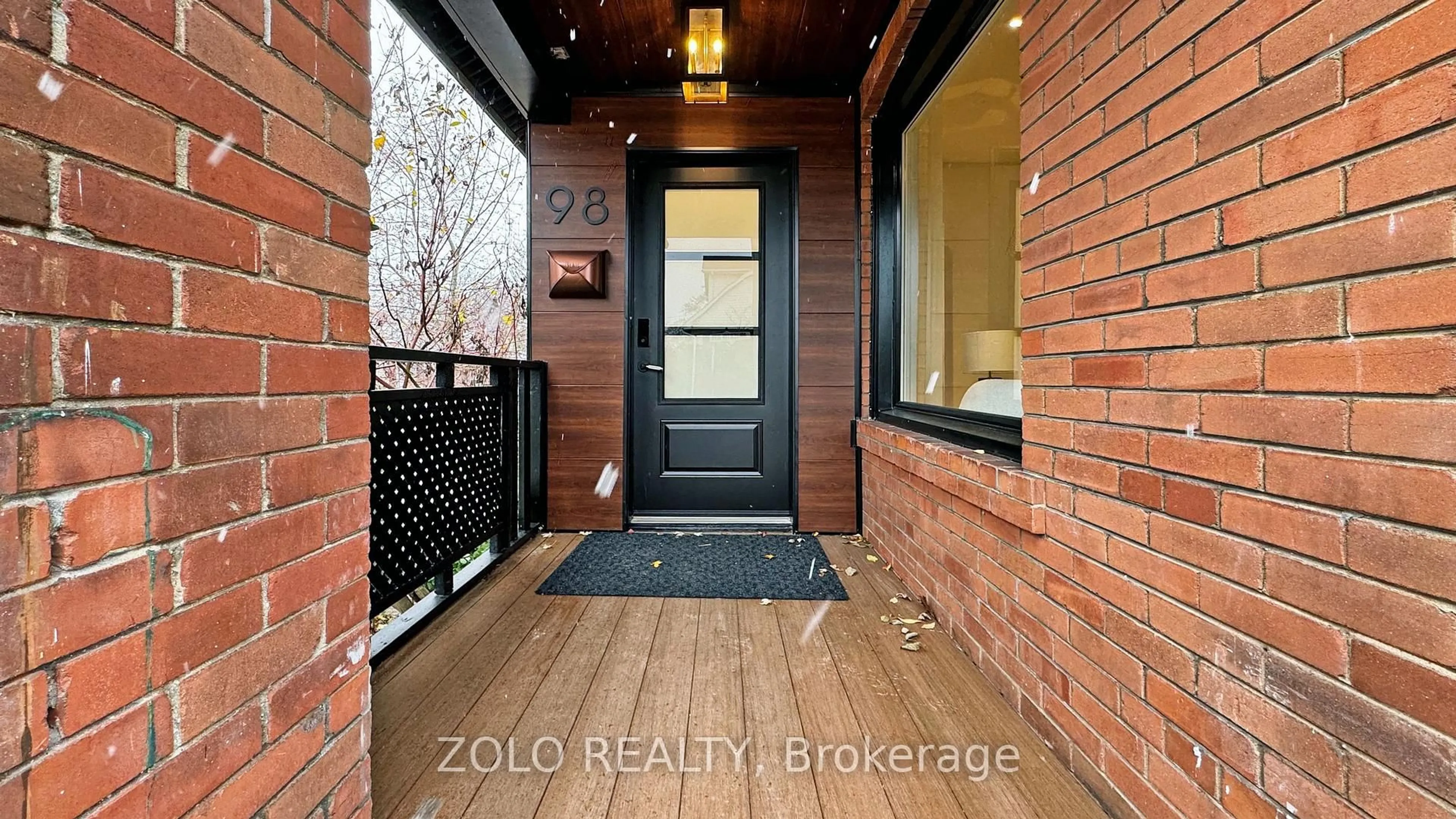 Indoor entryway for 98 Woodmount Ave, Toronto Ontario M4C 3Y2