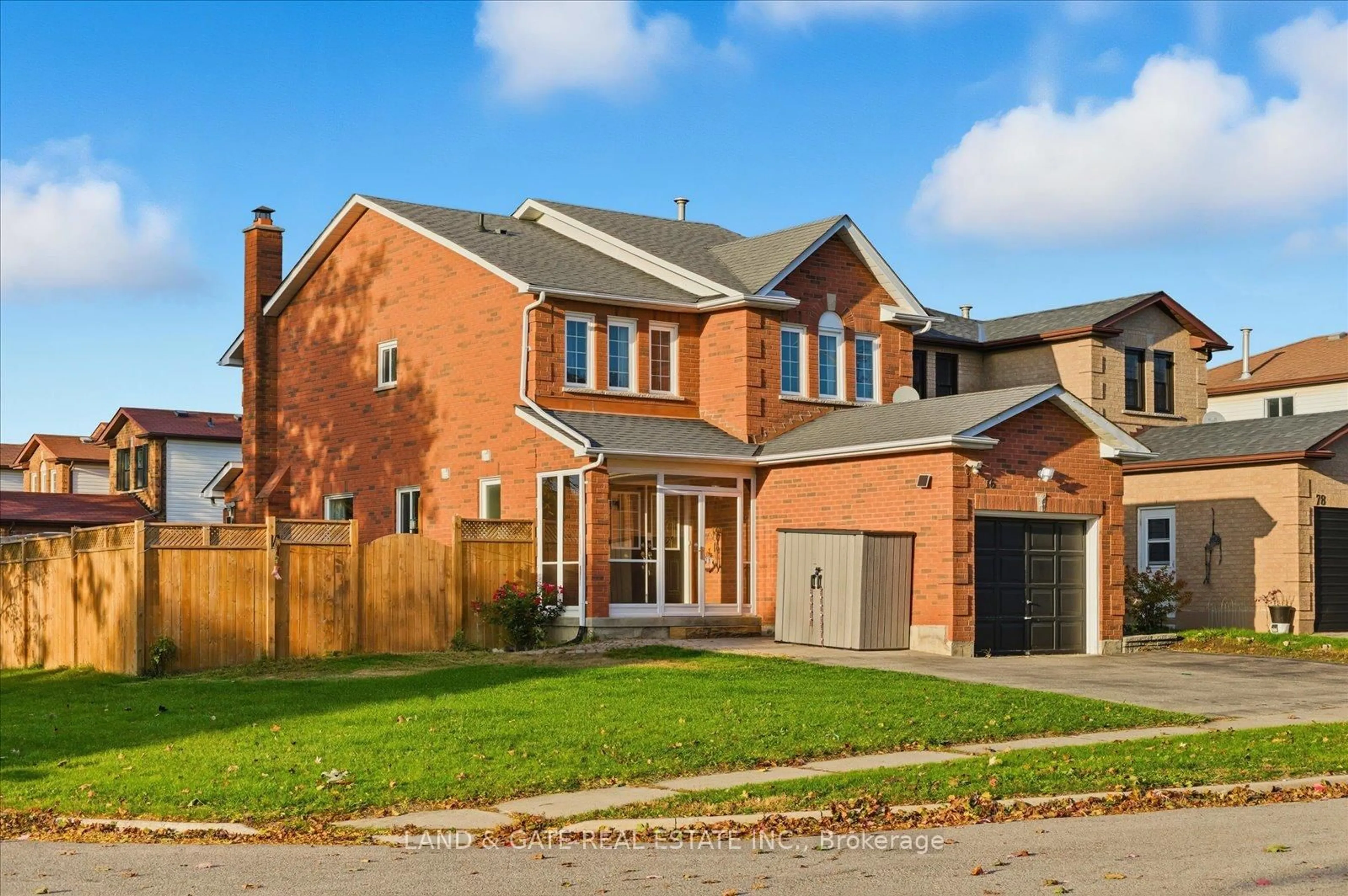 Home with brick exterior material, street for 76 Moyse Dr, Clarington Ontario L1E 2V8