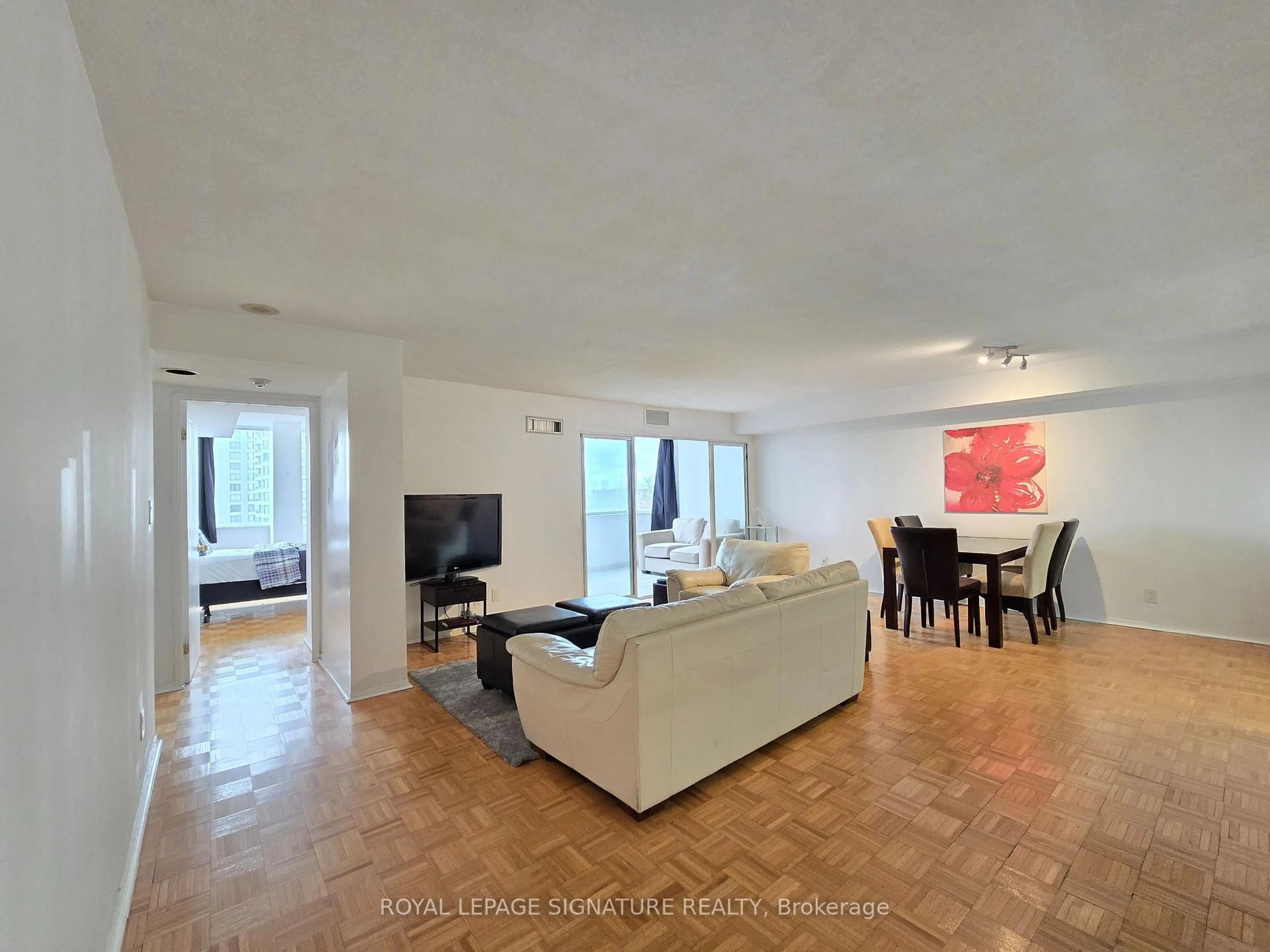 Living room with furniture, unknown for 80 Alton Towers Circ #507, Toronto Ontario M1V 5E8