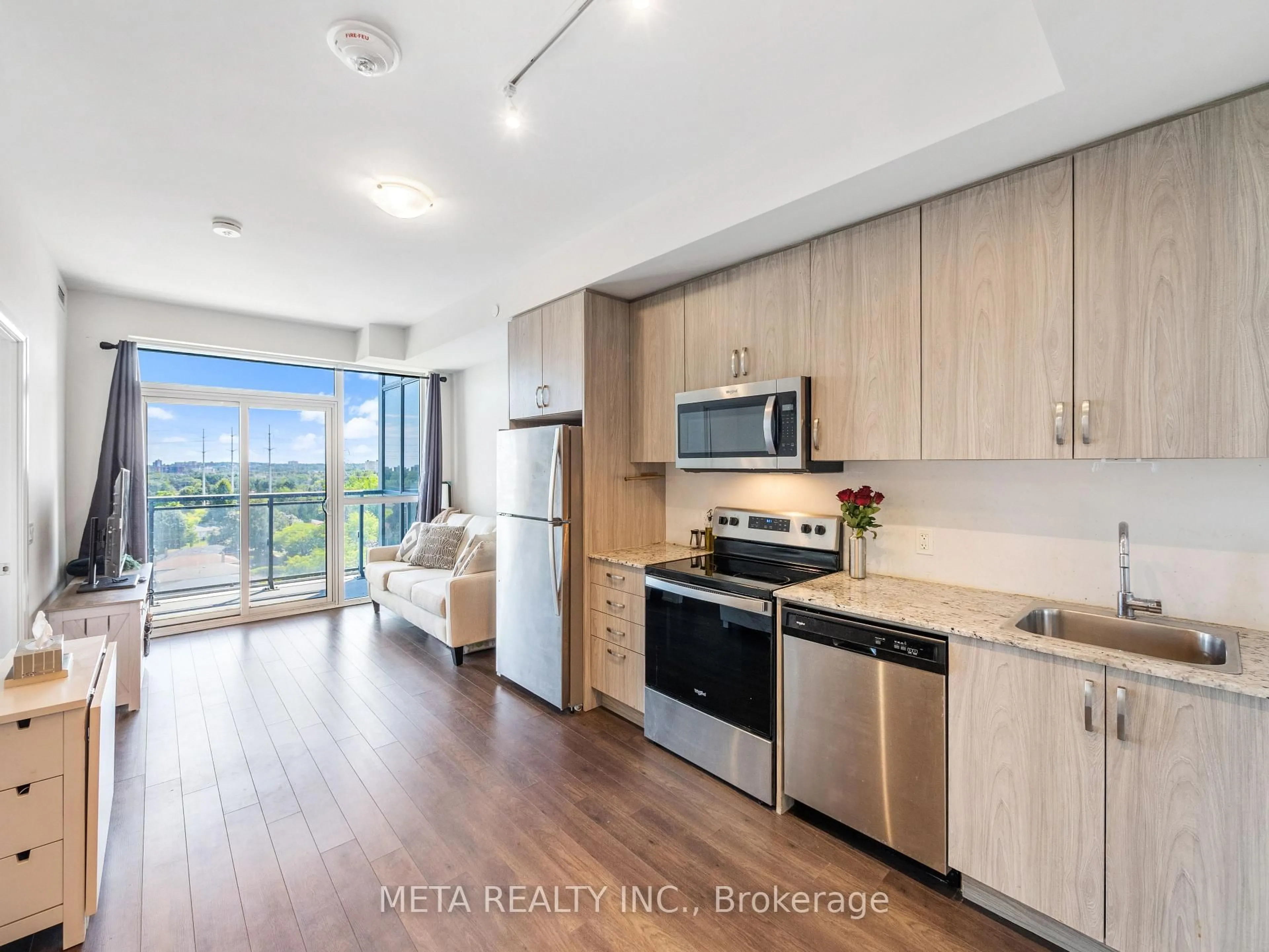 Open concept kitchen, unknown for 10 Meadowglen Pl #908, Toronto Ontario M1G 0A8