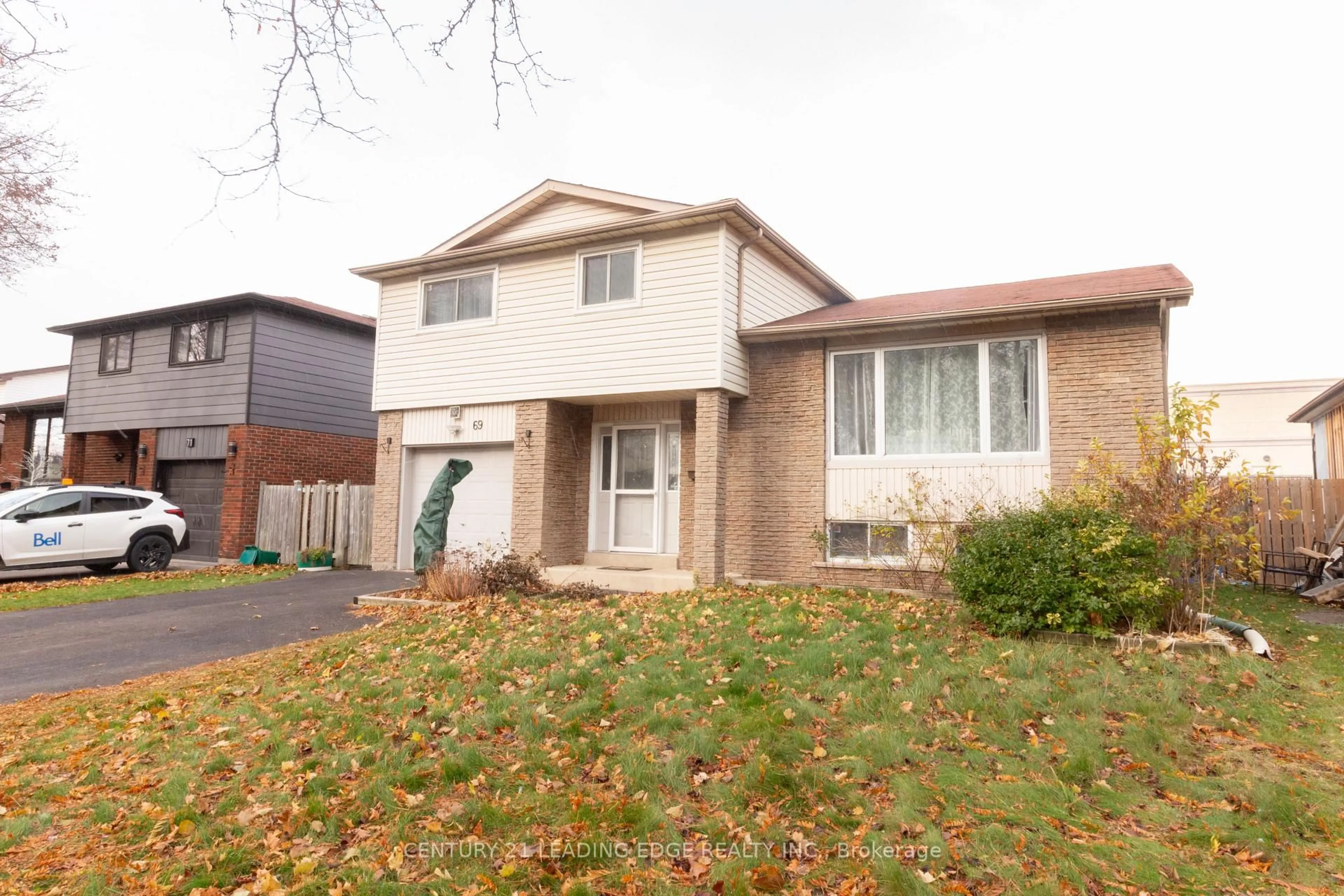 Home with brick exterior material, street for 69 Calais St, Whitby Ontario L1N 5M3