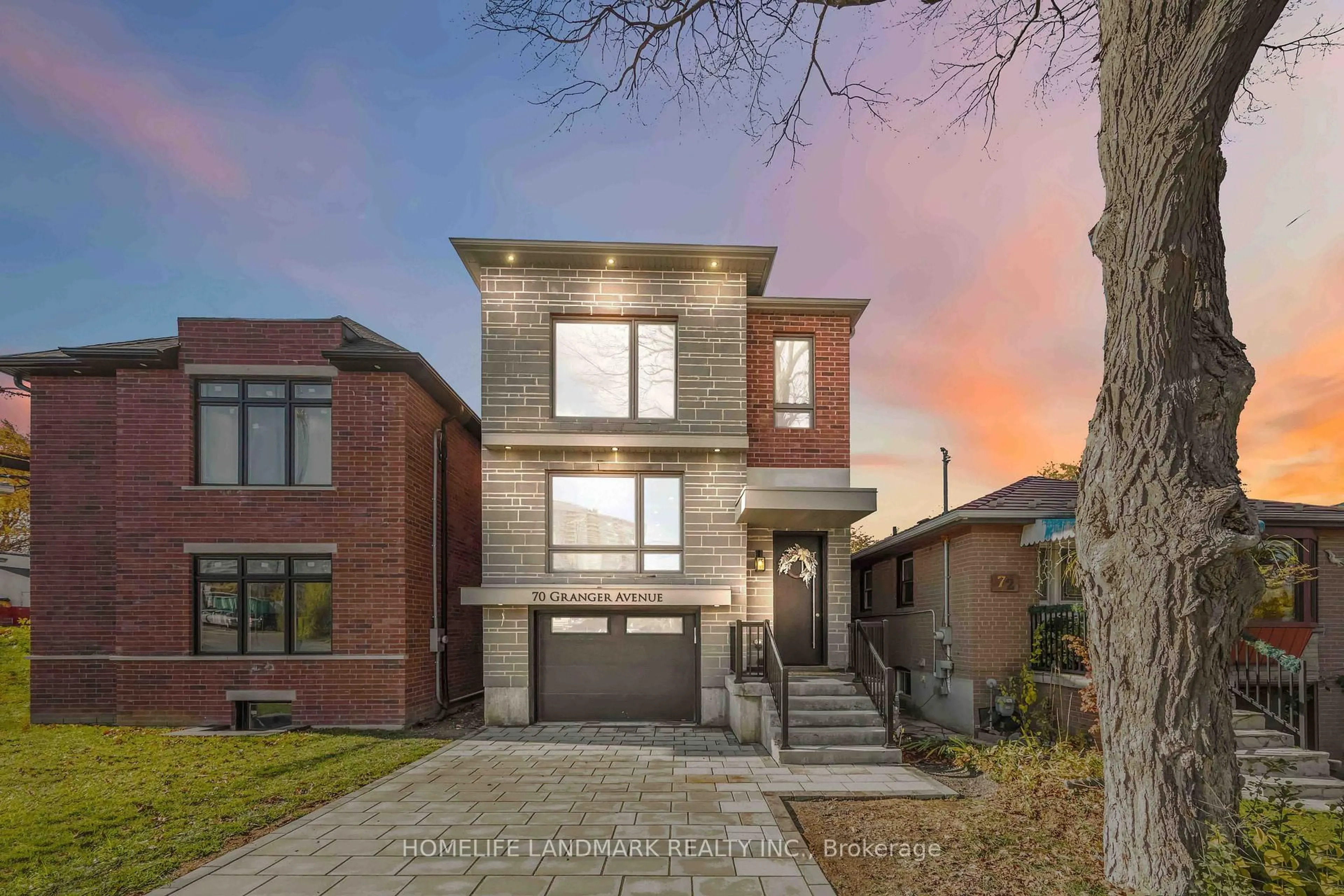 Home with brick exterior material, street for 70 Granger Ave, Toronto Ontario M1K 3L3
