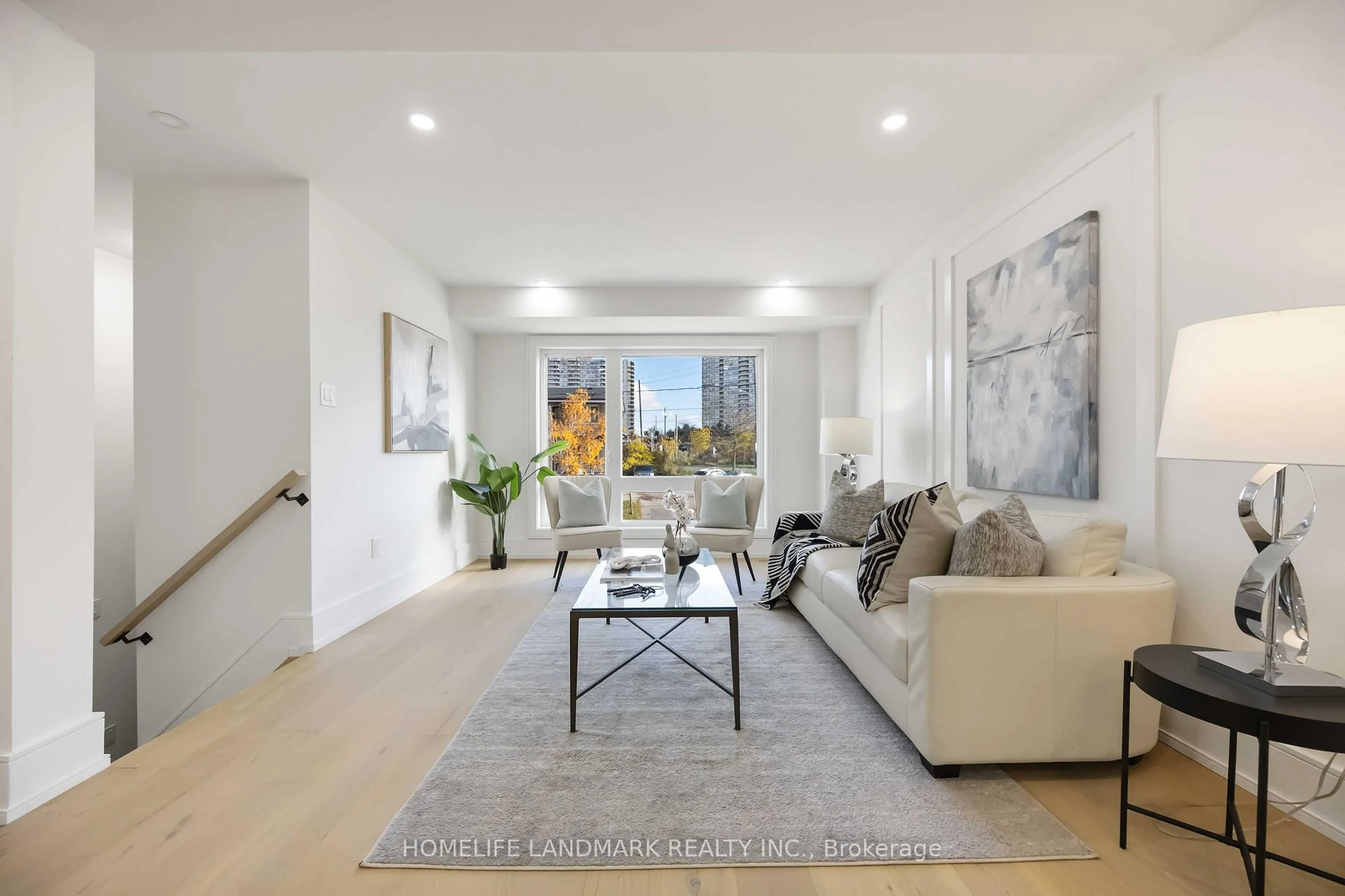 Living room with furniture, unknown for 70 Granger Ave, Toronto Ontario M1K 3L3