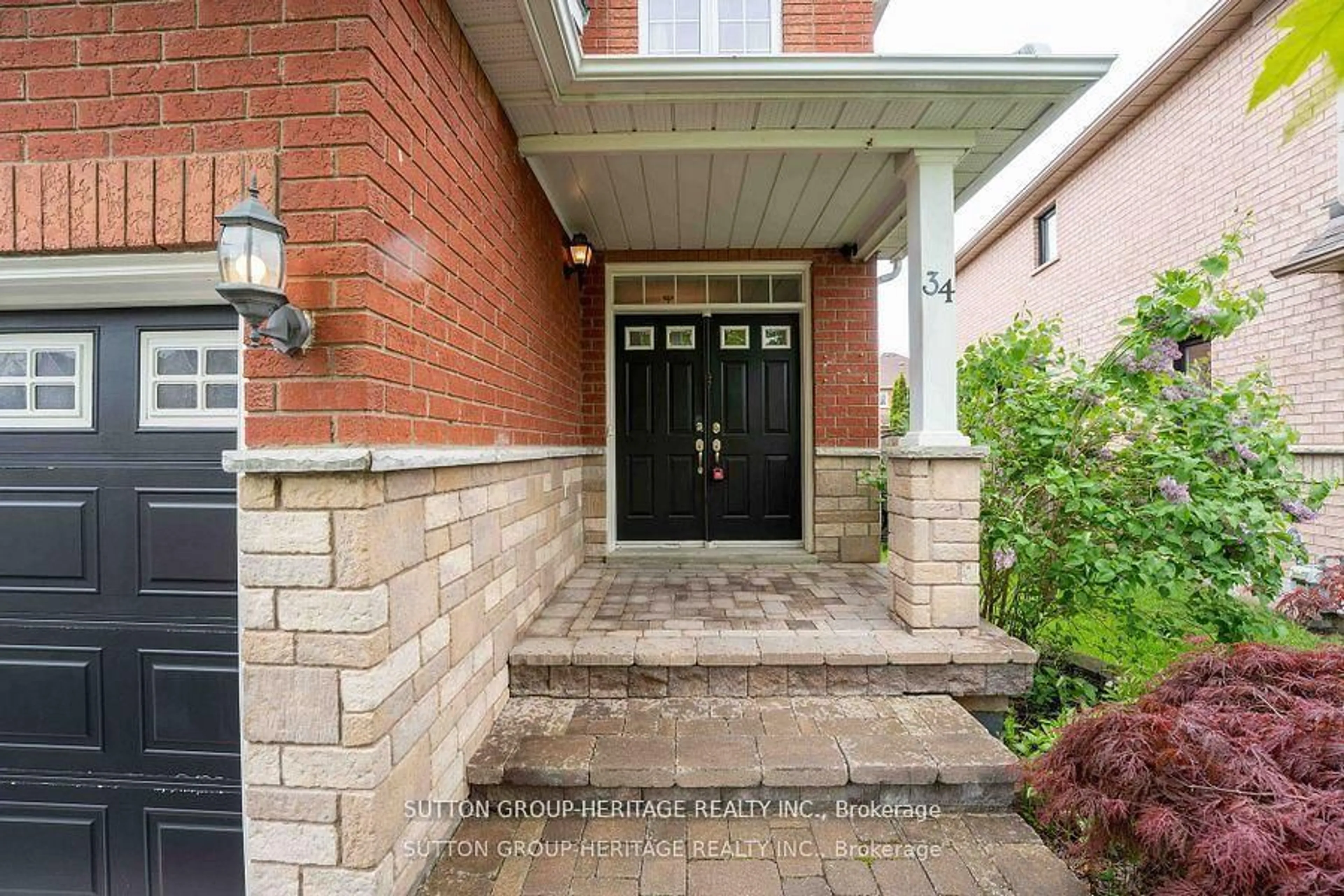 Home with brick exterior material, street for 34 Ball Cres, Whitby Ontario L1P 1W6