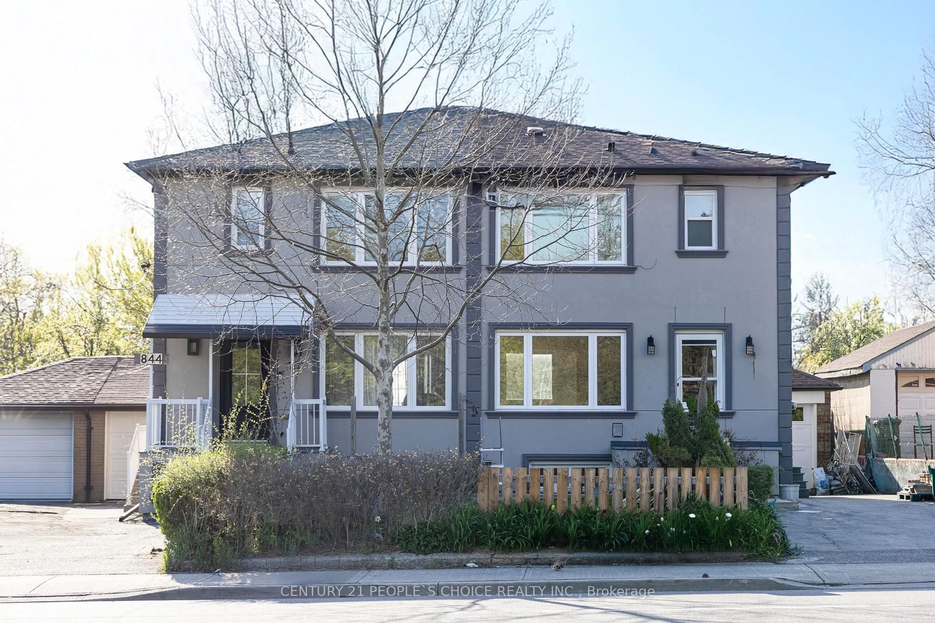 Home with brick exterior material, street for 844A Danforth Rd, Toronto Ontario M1K 1H5