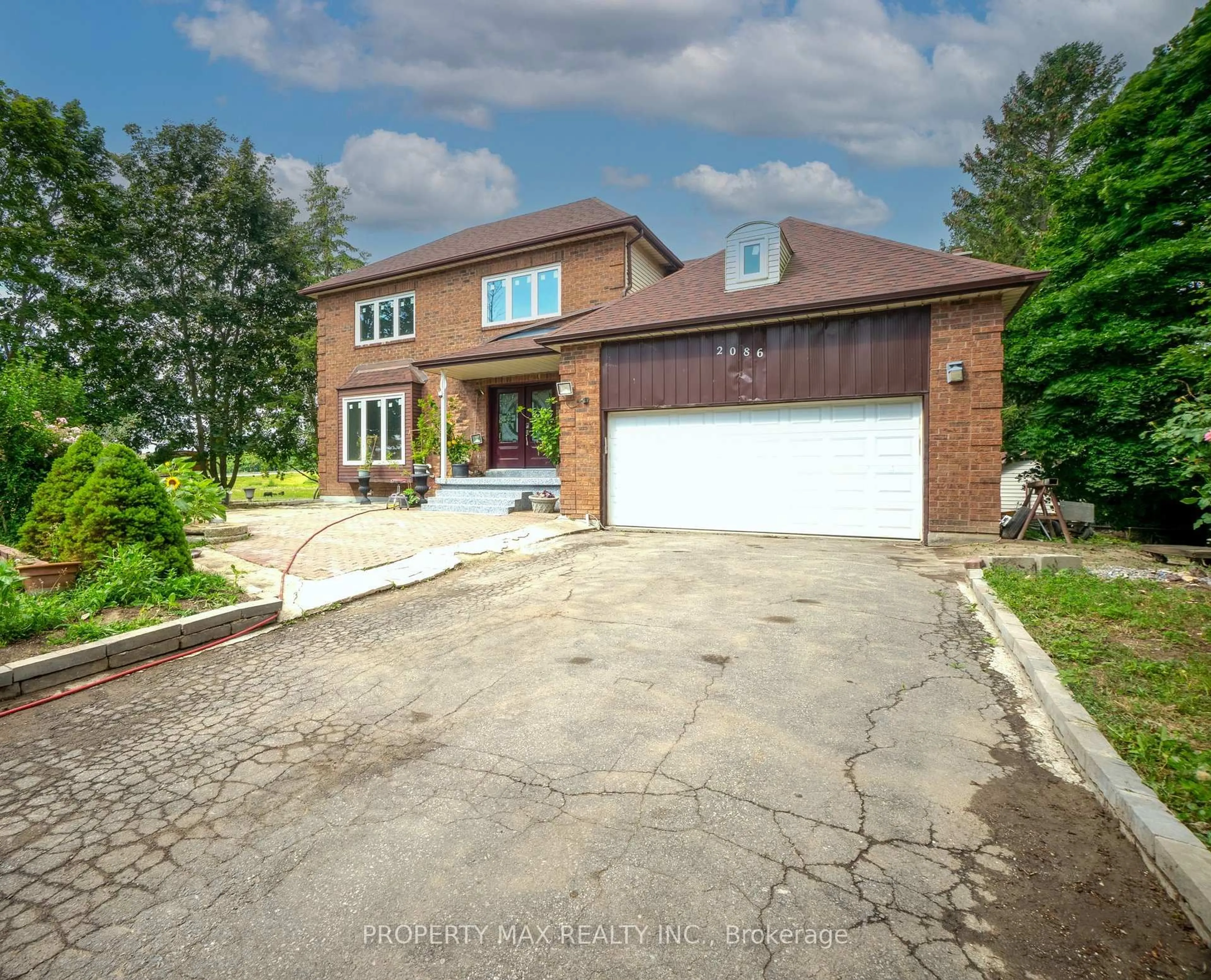 Home with brick exterior material, street for 2086 Solina Rd, Clarington Ontario L1C 6Z1