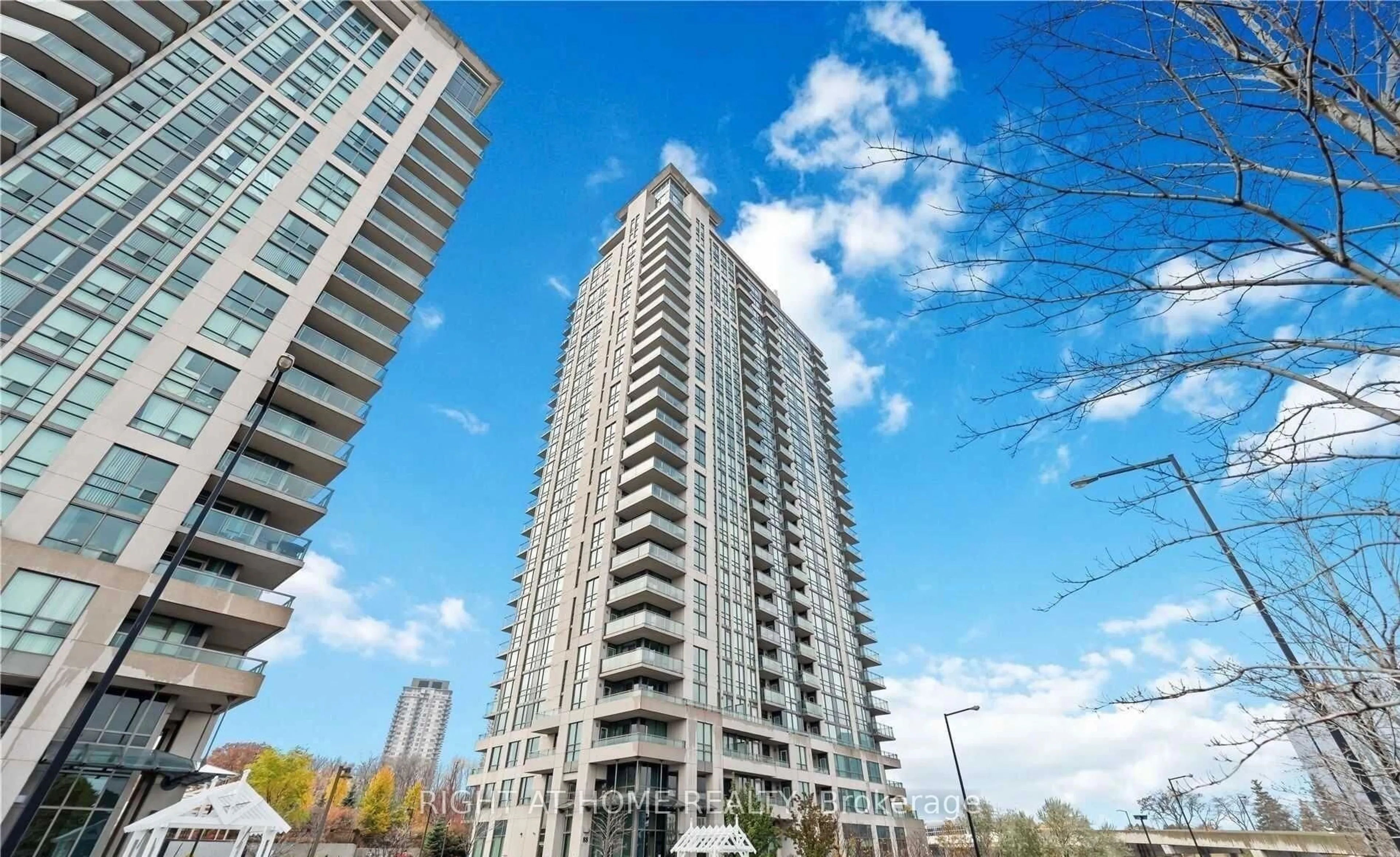 Patio, building for 88 Grangeway Ave #2502, Toronto Ontario M1H 0A2