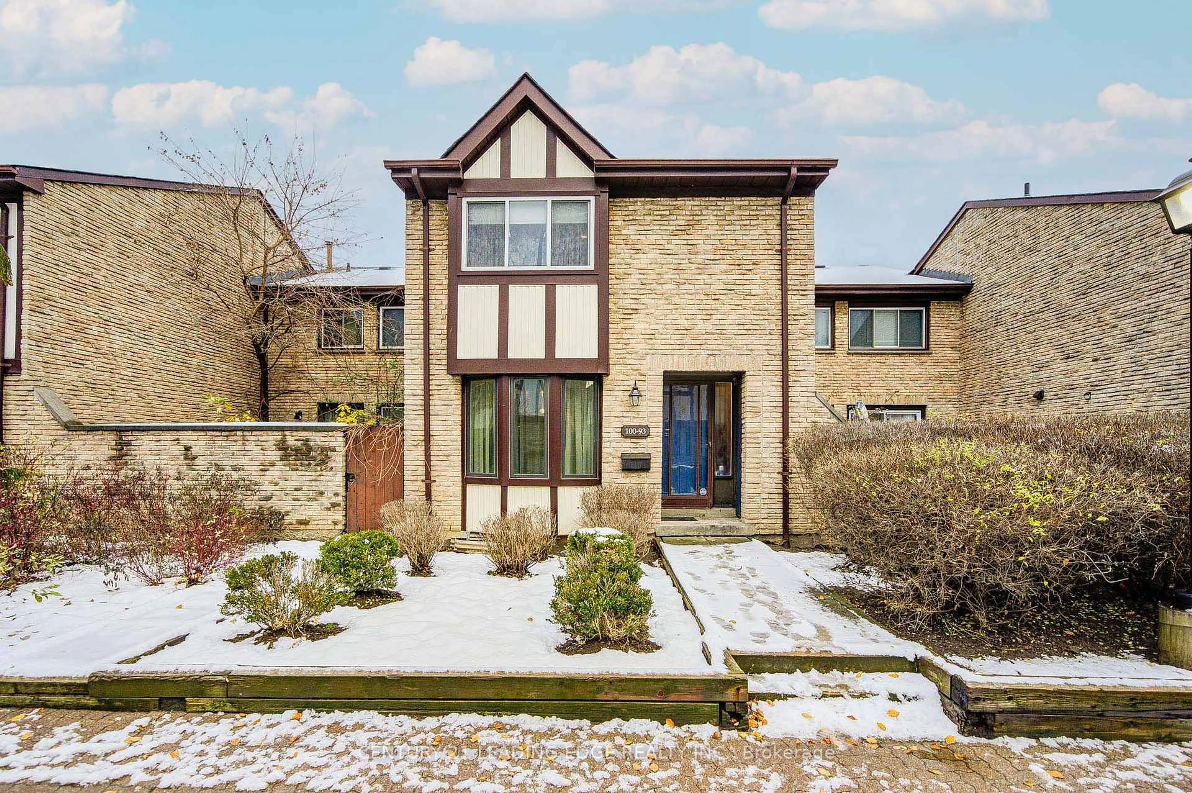 Home with brick exterior material, street for 100 Burrows Hall Blvd #93, Toronto Ontario M1B 1M7