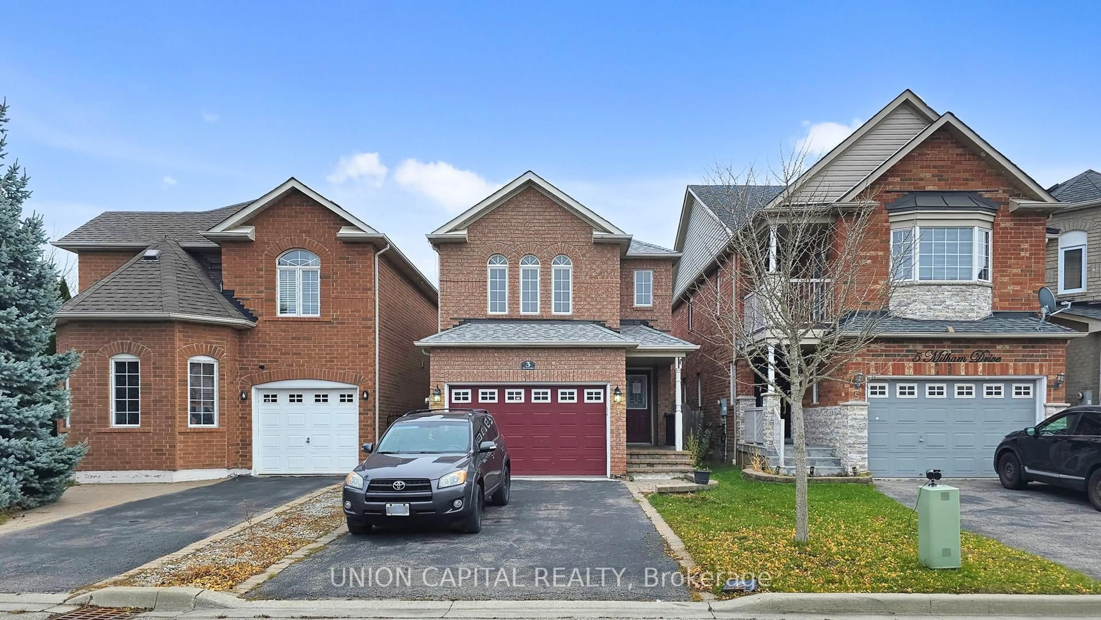 Home with brick exterior material, street for 3 Milham Dr, Ajax Ontario L1S 7S1