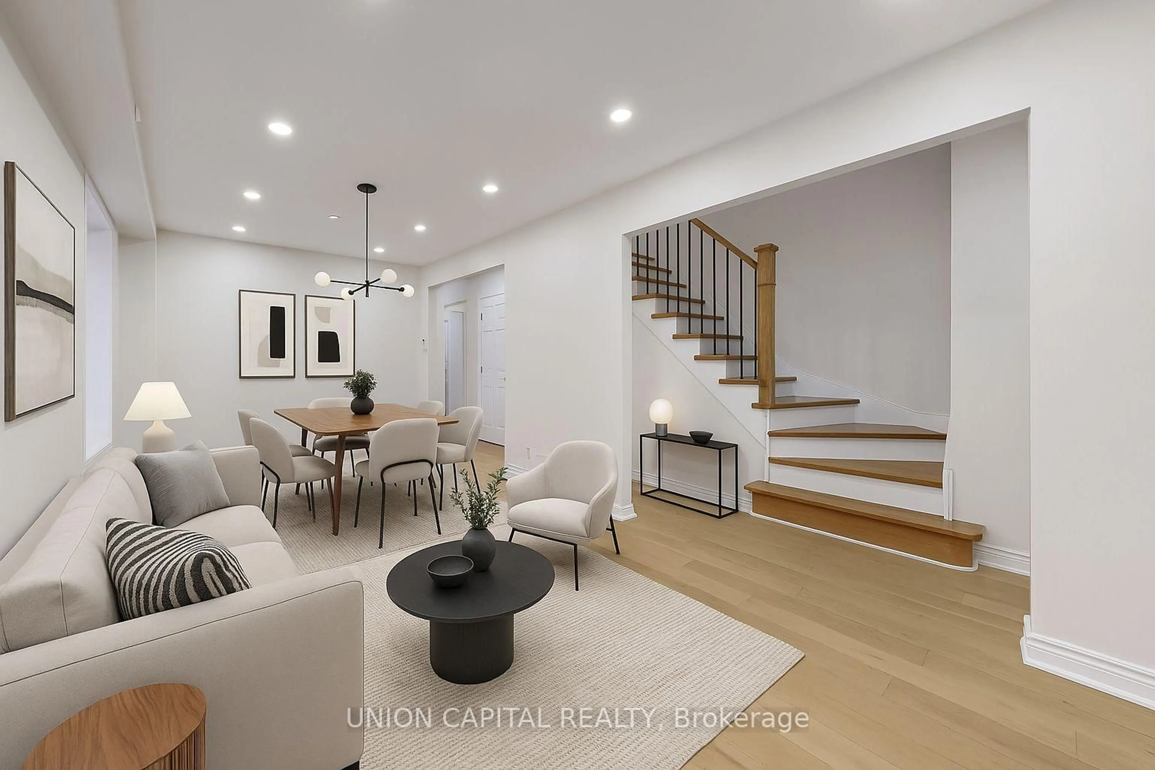 Living room with furniture, unknown for 3 Milham Dr, Ajax Ontario L1S 7S1