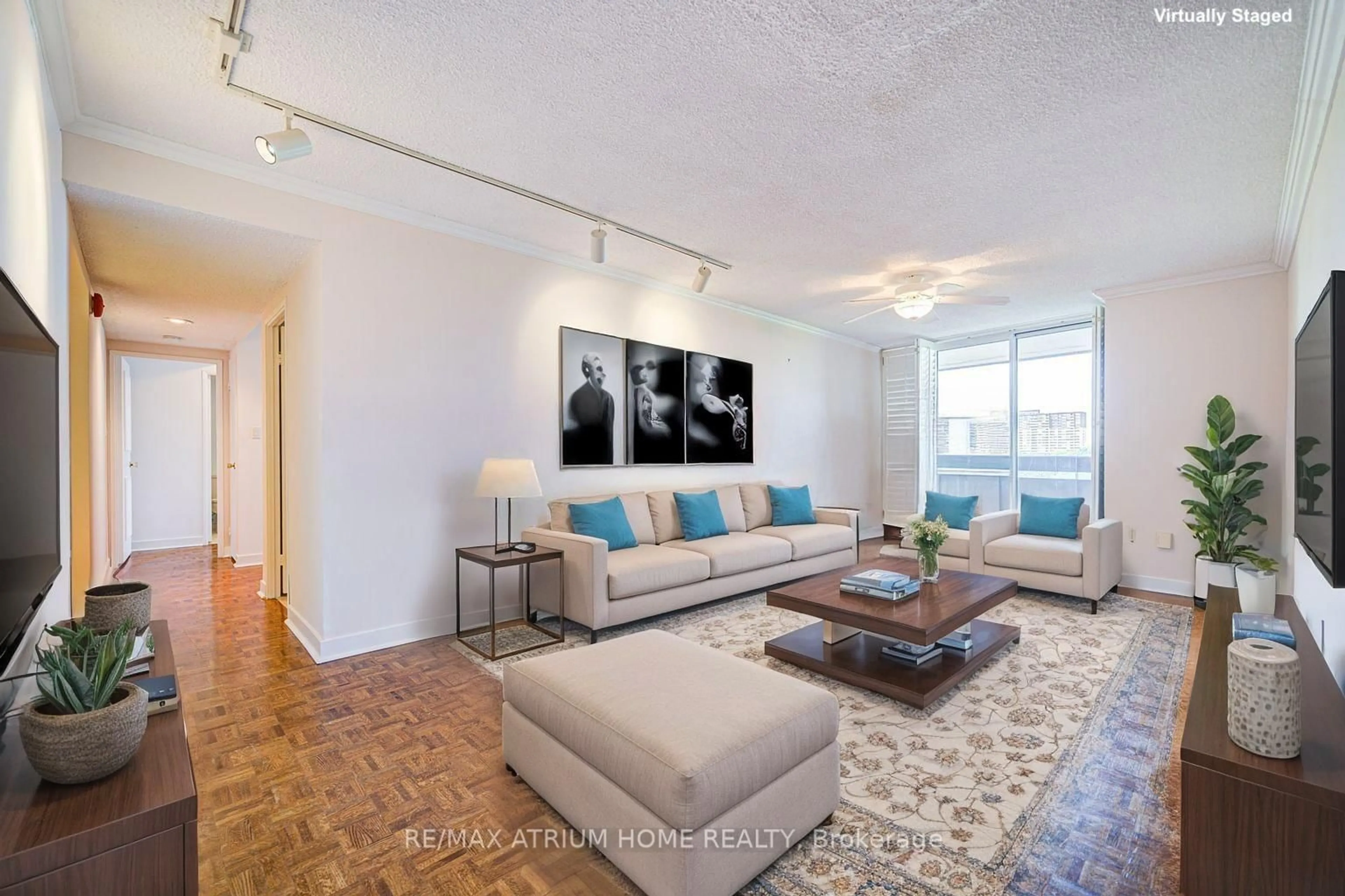 Living room with furniture, unknown for 3131 Bridletowne Circ #701, Toronto Ontario M1W 2S9