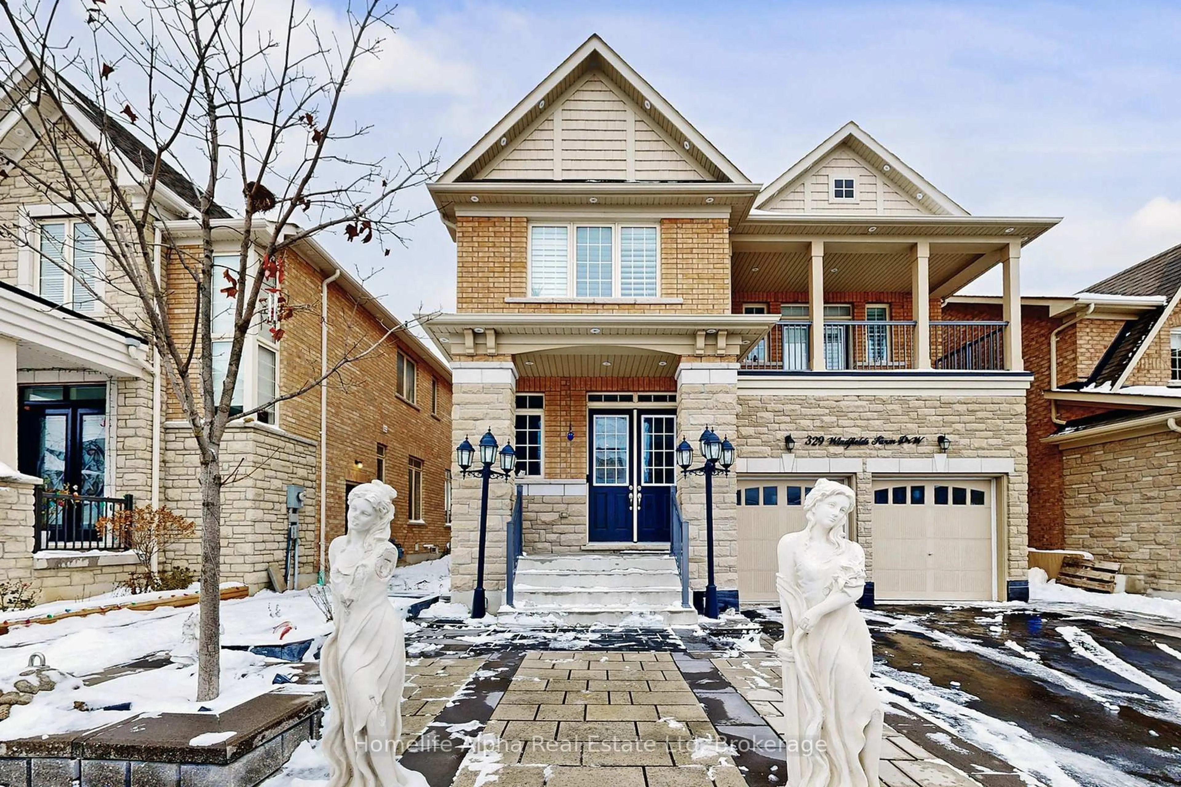 Home with brick exterior material, street for 329 Windfields Farm Dr, Oshawa Ontario L1L 0M2