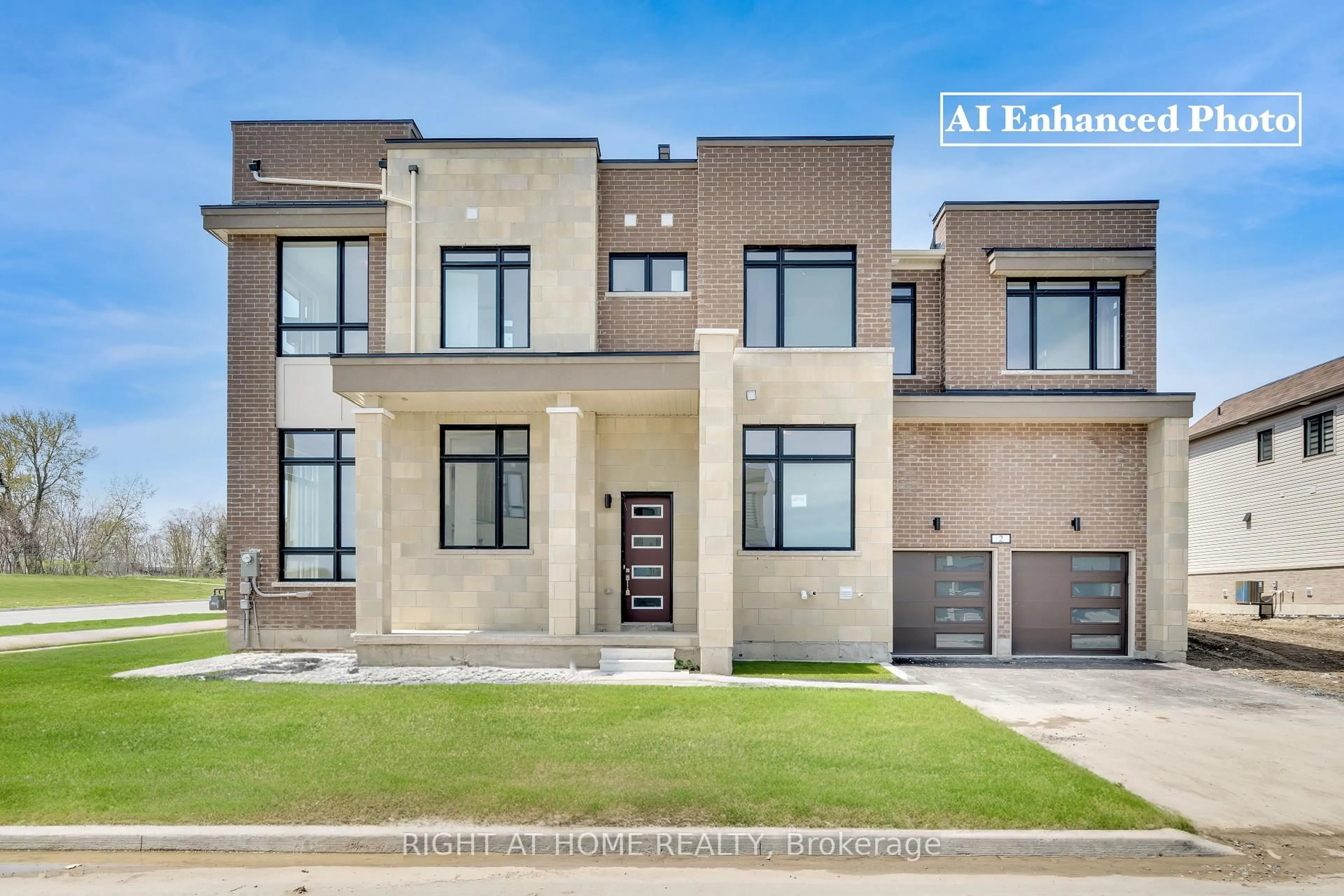 Home with brick exterior material, street for 2 Yacht Dr, Clarington Ontario L1C 4B1