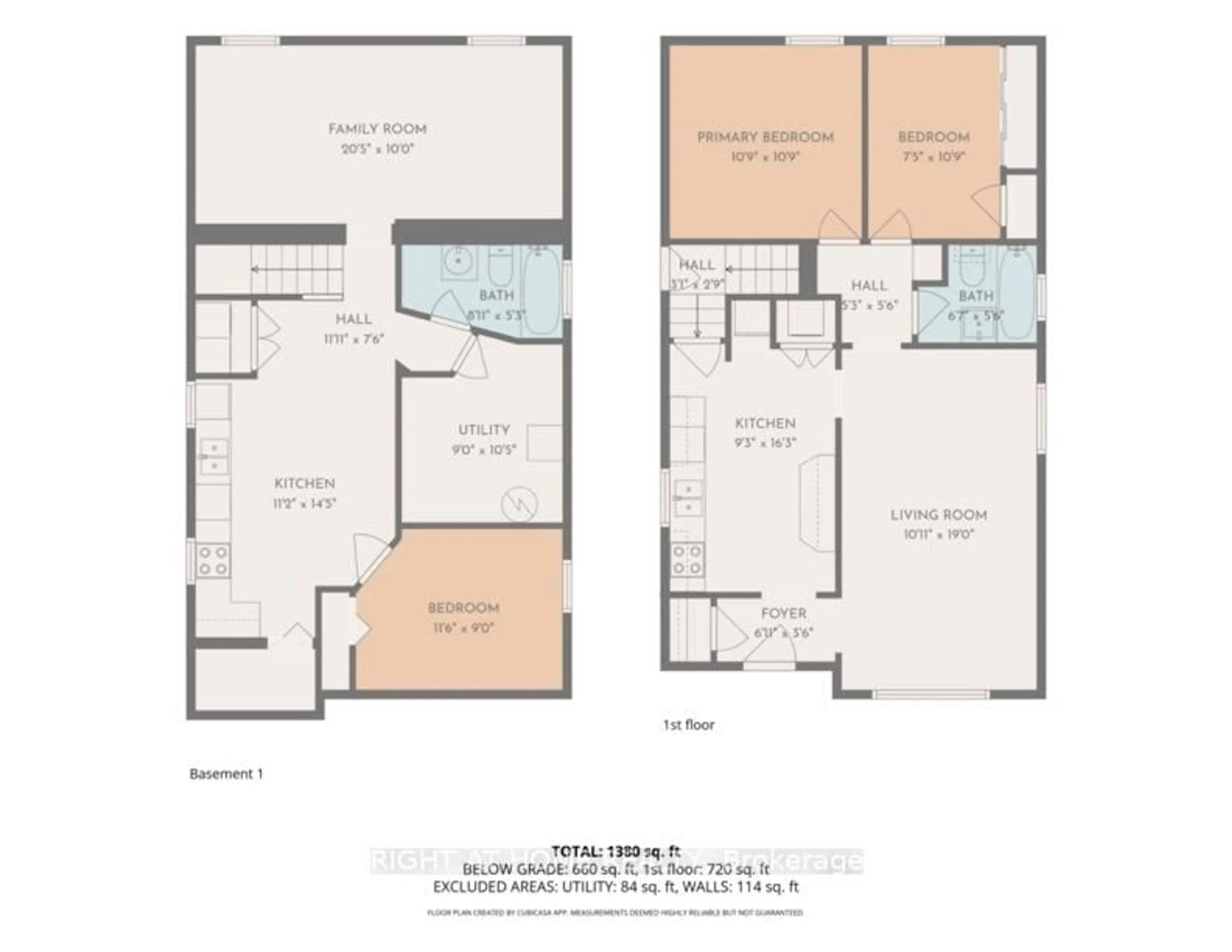 Floor plan for 17 Yardley Ave, Toronto Ontario M4B 2A7