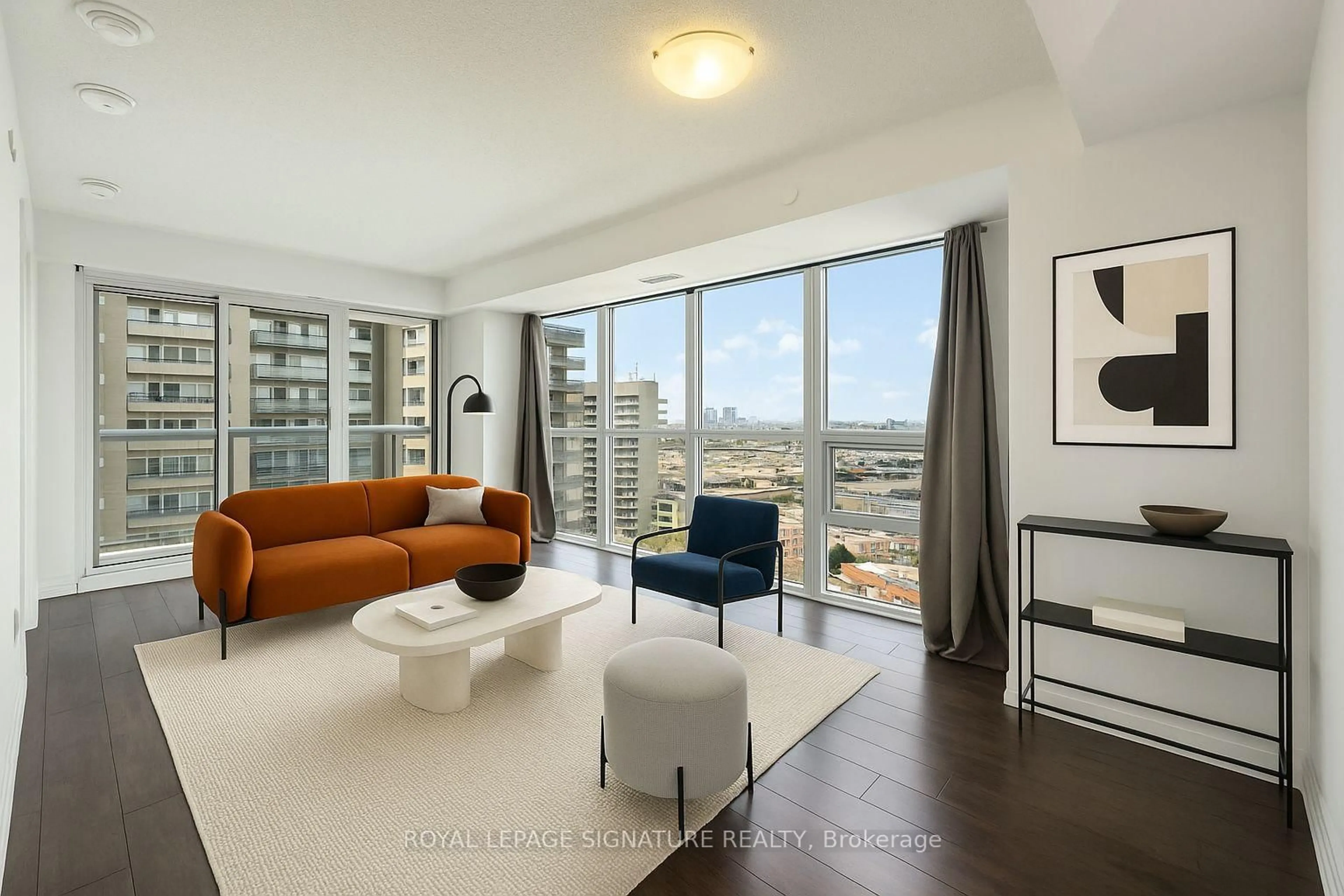 Living room with furniture, unknown for 20 Meadowglen Pl #1609, Toronto Ontario M1G 0A9