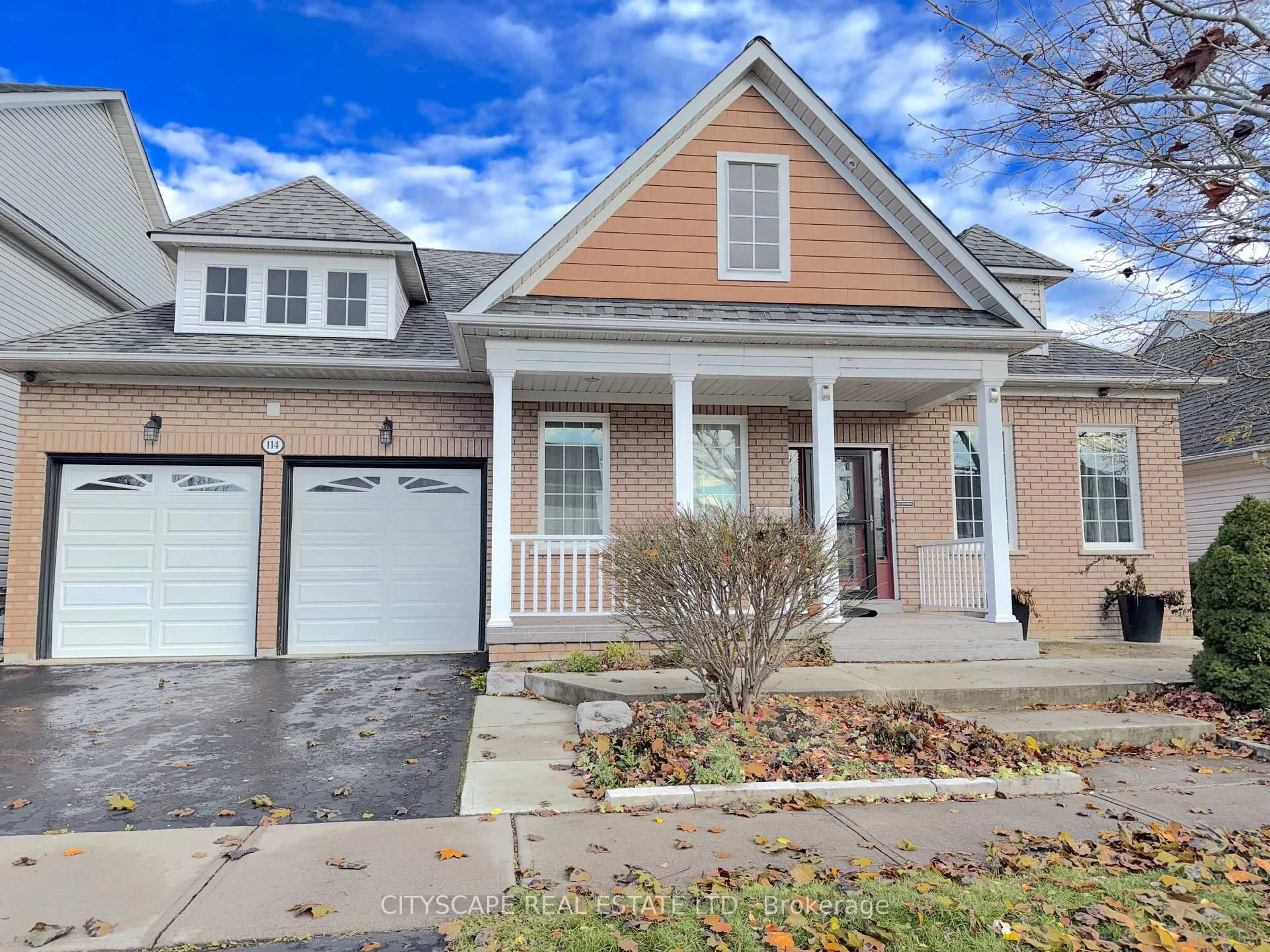 Home with brick exterior material, street for 114 Hoile Dr, Ajax Ontario L1Z 1N6