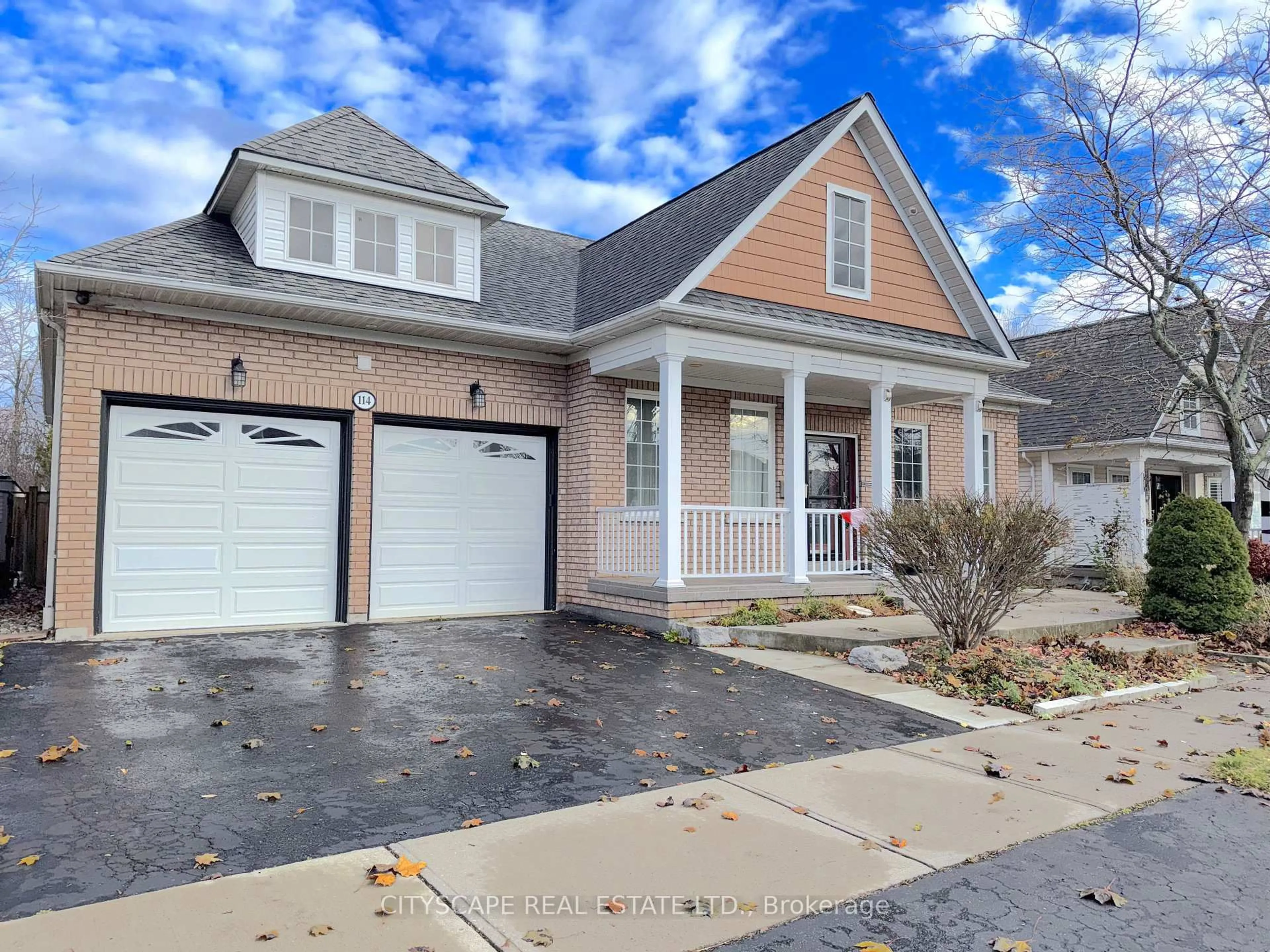 Home with brick exterior material, street for 114 Hoile Dr, Ajax Ontario L1Z 1N6