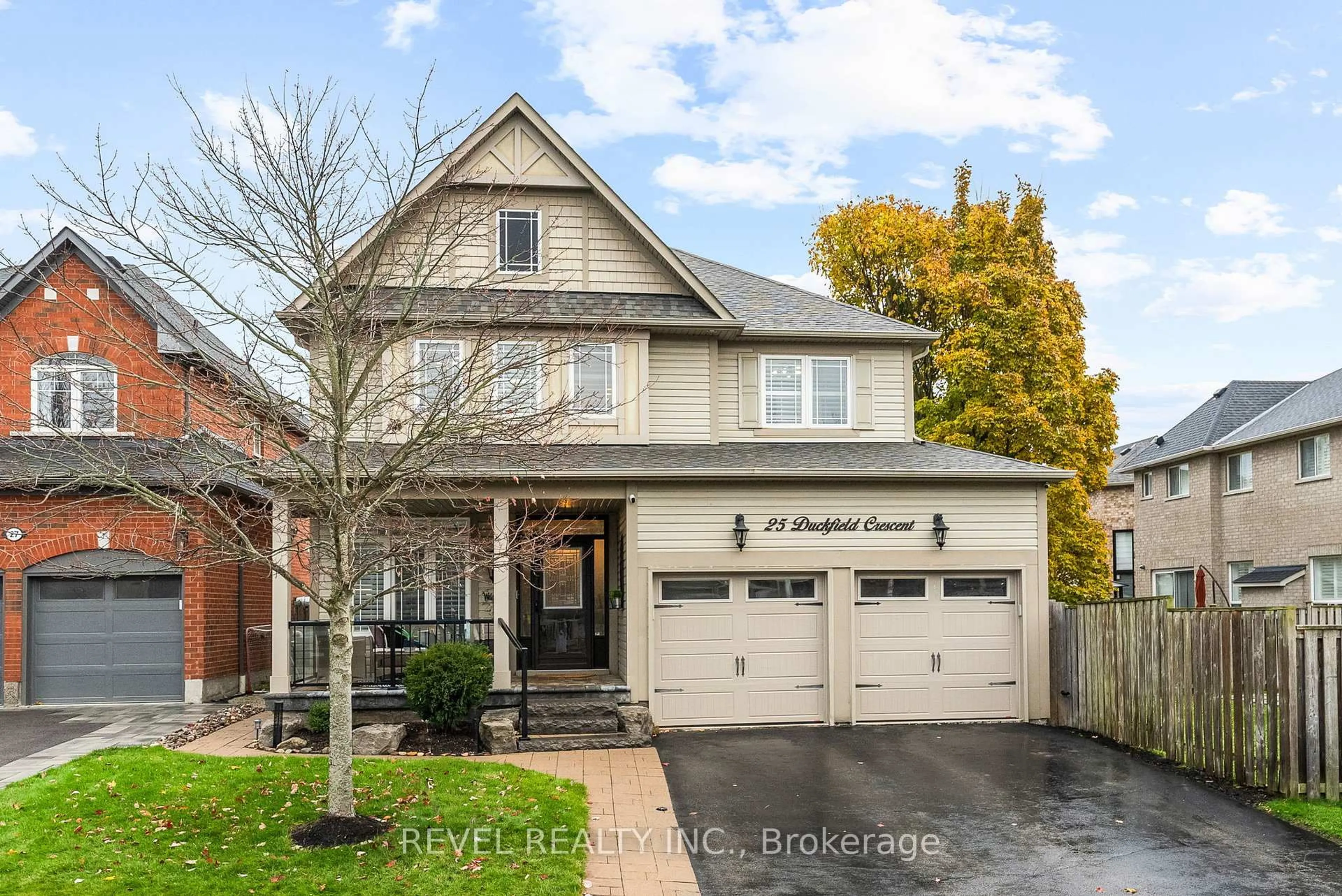 Home with brick exterior material, street for 25 Duckfield Cres, Ajax Ontario L1Z 2C8