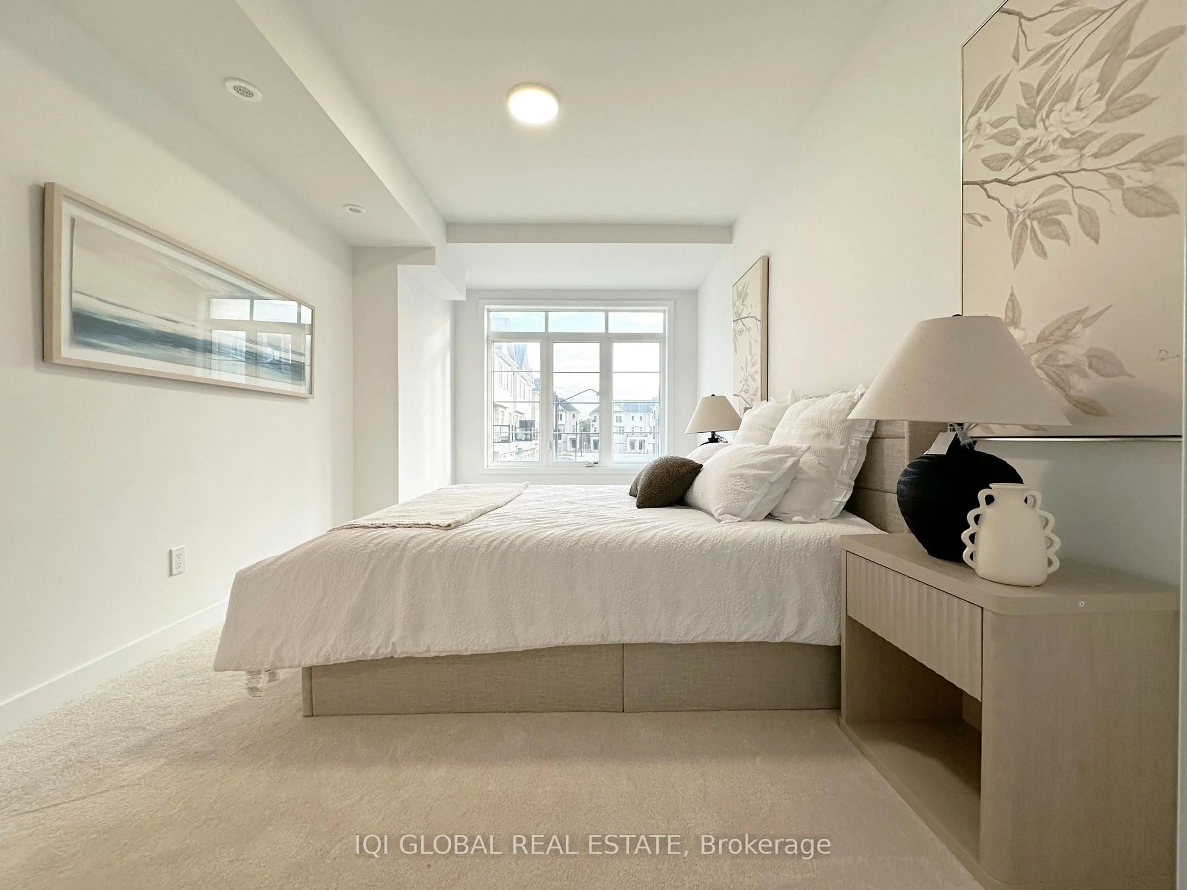 Bedroom with bed, ceramic/tile floor for 1655 Palmers Sawmill Rd #114, Pickering Ontario L1X 0R3