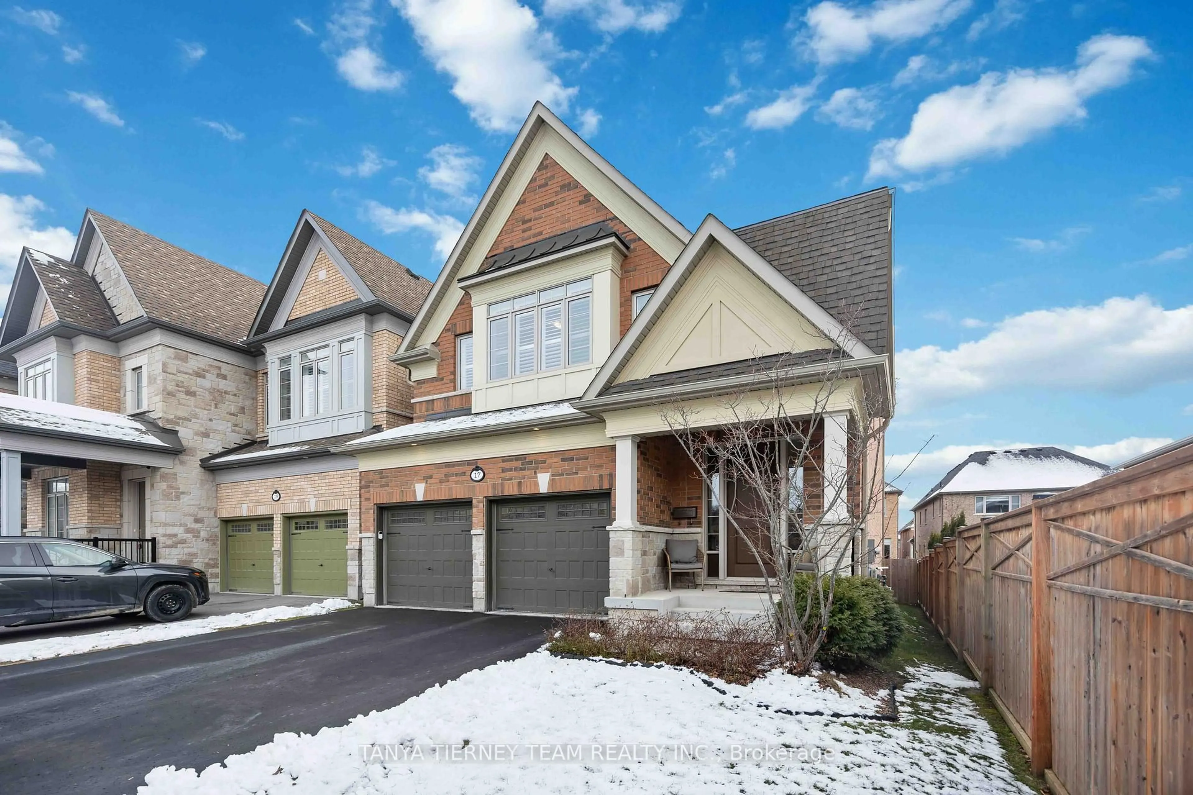 Home with brick exterior material, street for 17 Pennine Dr, Whitby Ontario L1P 0C3