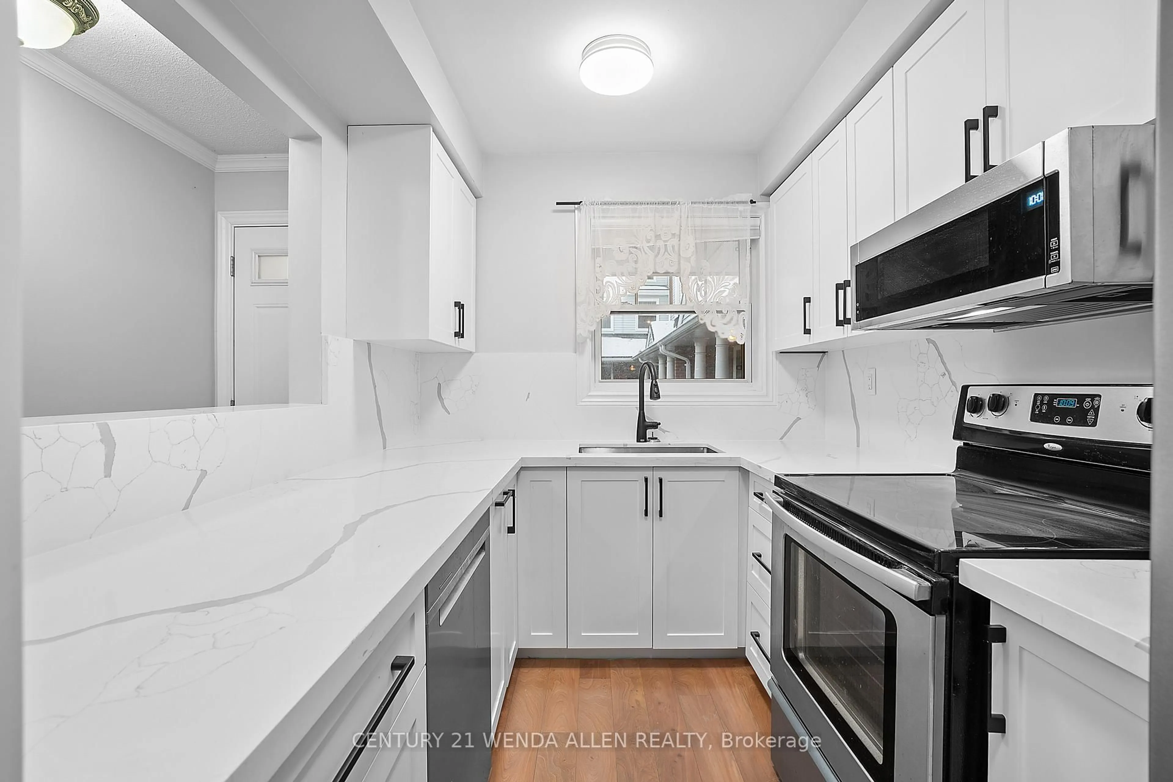 Standard kitchen, ceramic/tile floor for 1659 Nash Rd #I-15, Clarington Ontario L1E 1S8