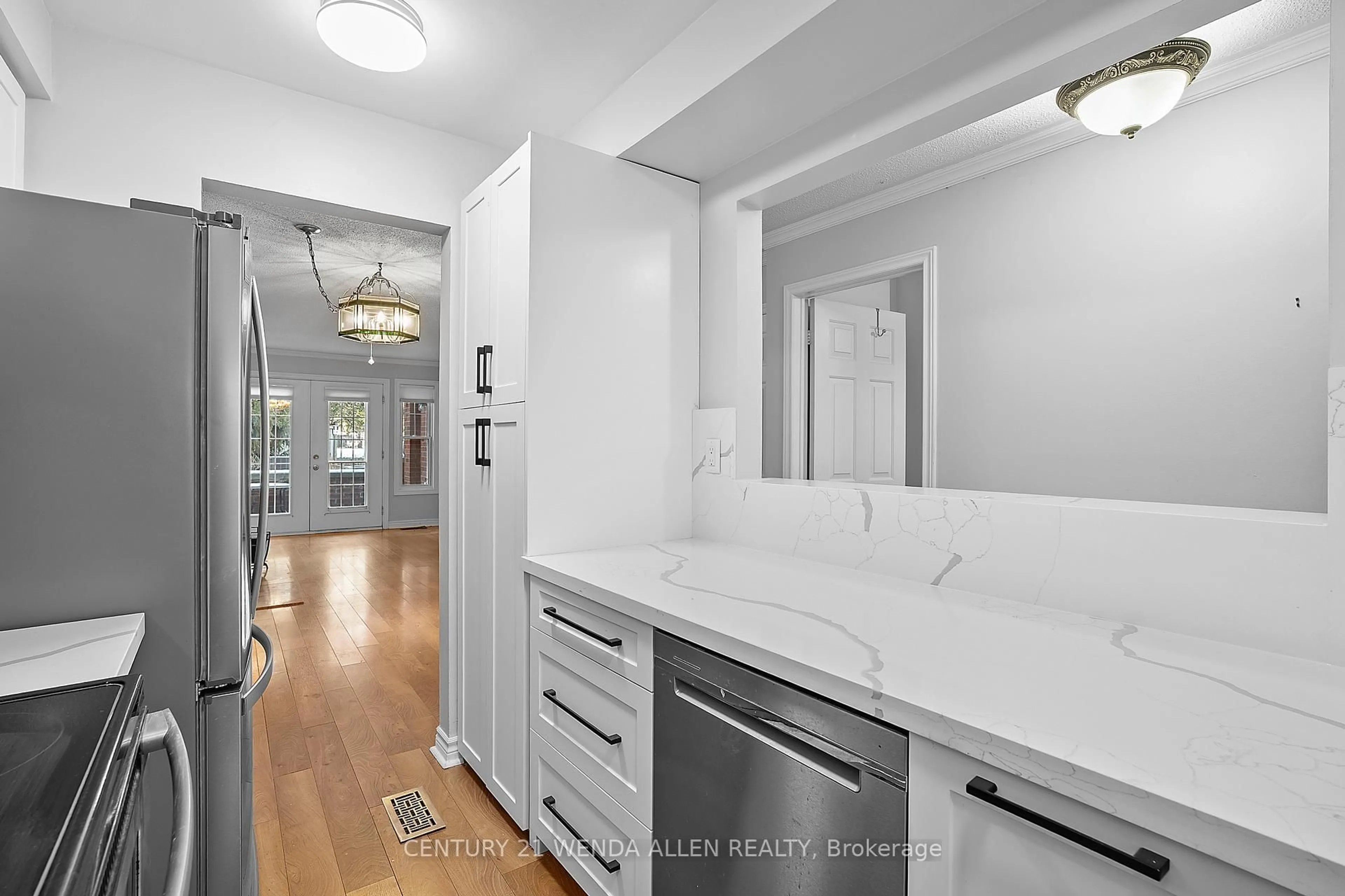 Open concept kitchen, ceramic/tile floor for 1659 Nash Rd #I-15, Clarington Ontario L1E 1S8