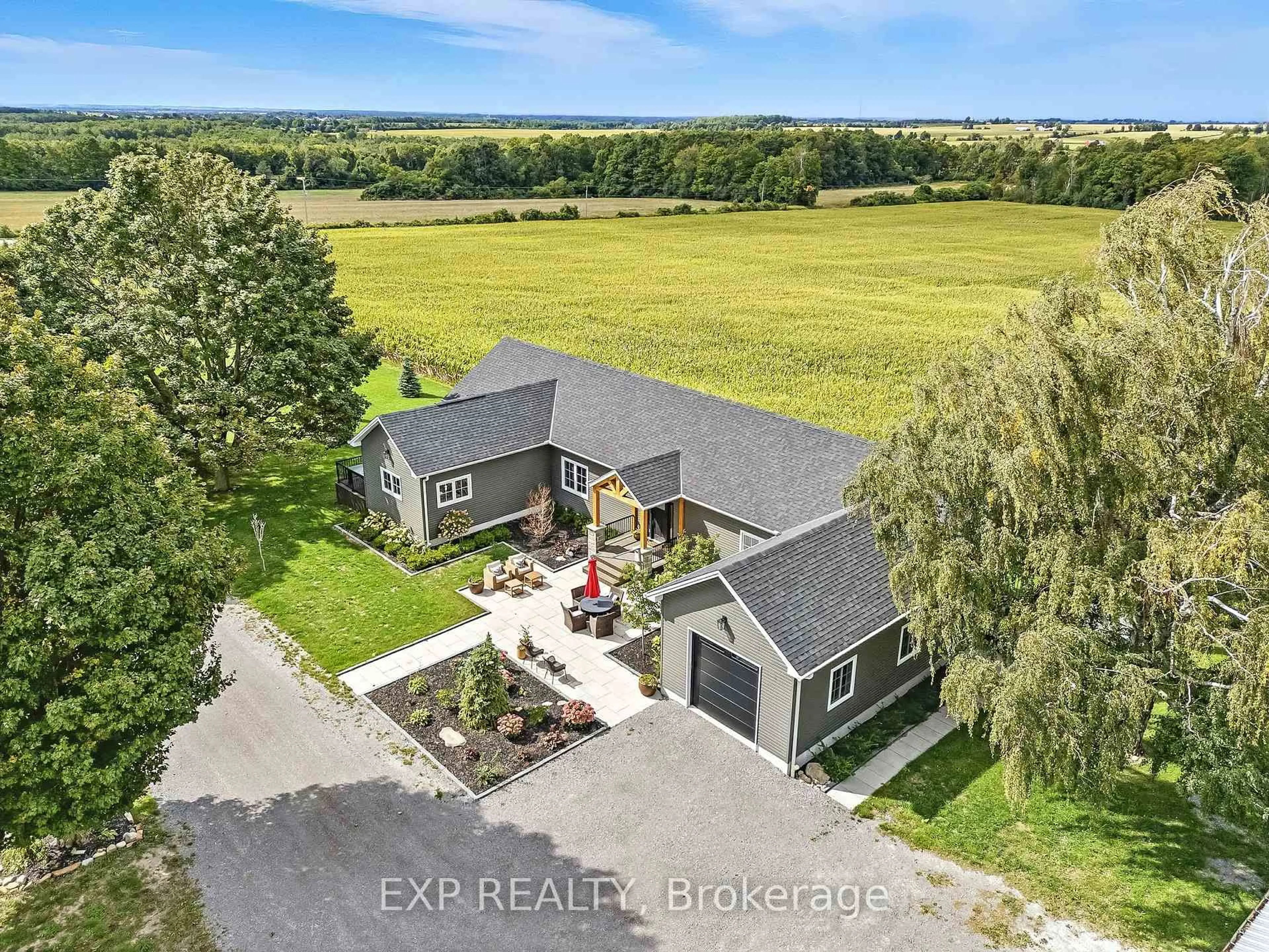 A pic from outside/outdoor area/front of a property/back of a property/a pic from drone, water/lake/river/ocean view for 14701 Wilson Ave, Scugog Ontario L0B 1L0