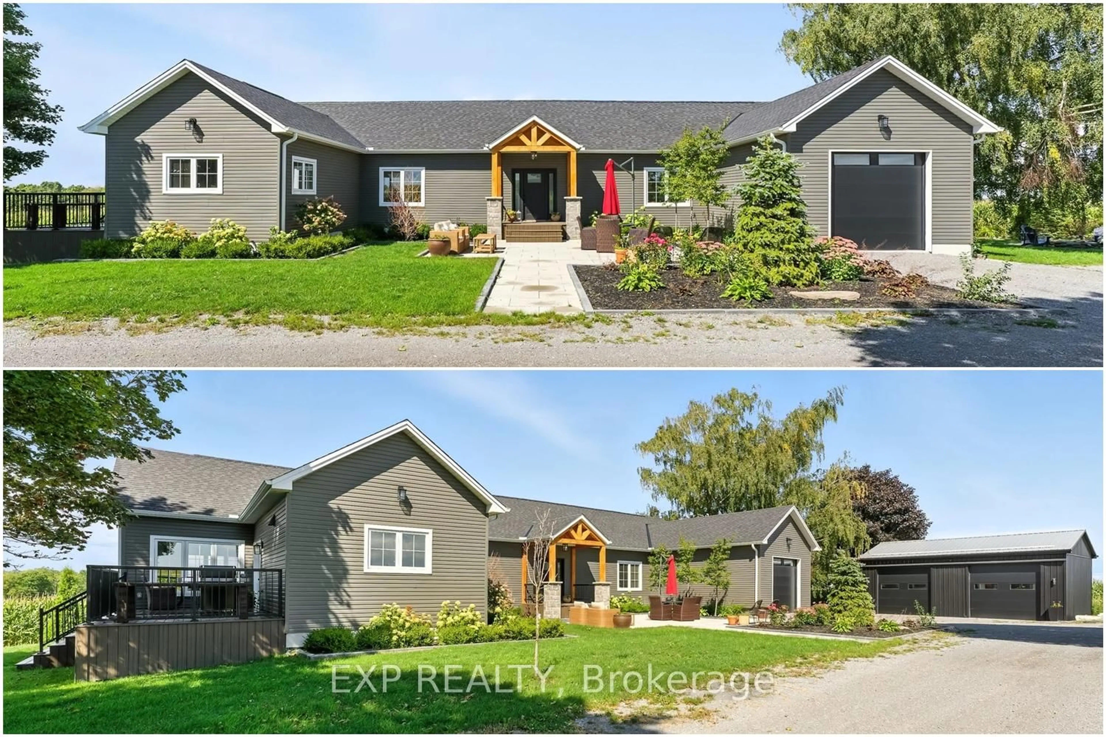 Home with vinyl exterior material, street for 14701 Wilson Ave, Scugog Ontario L0B 1L0