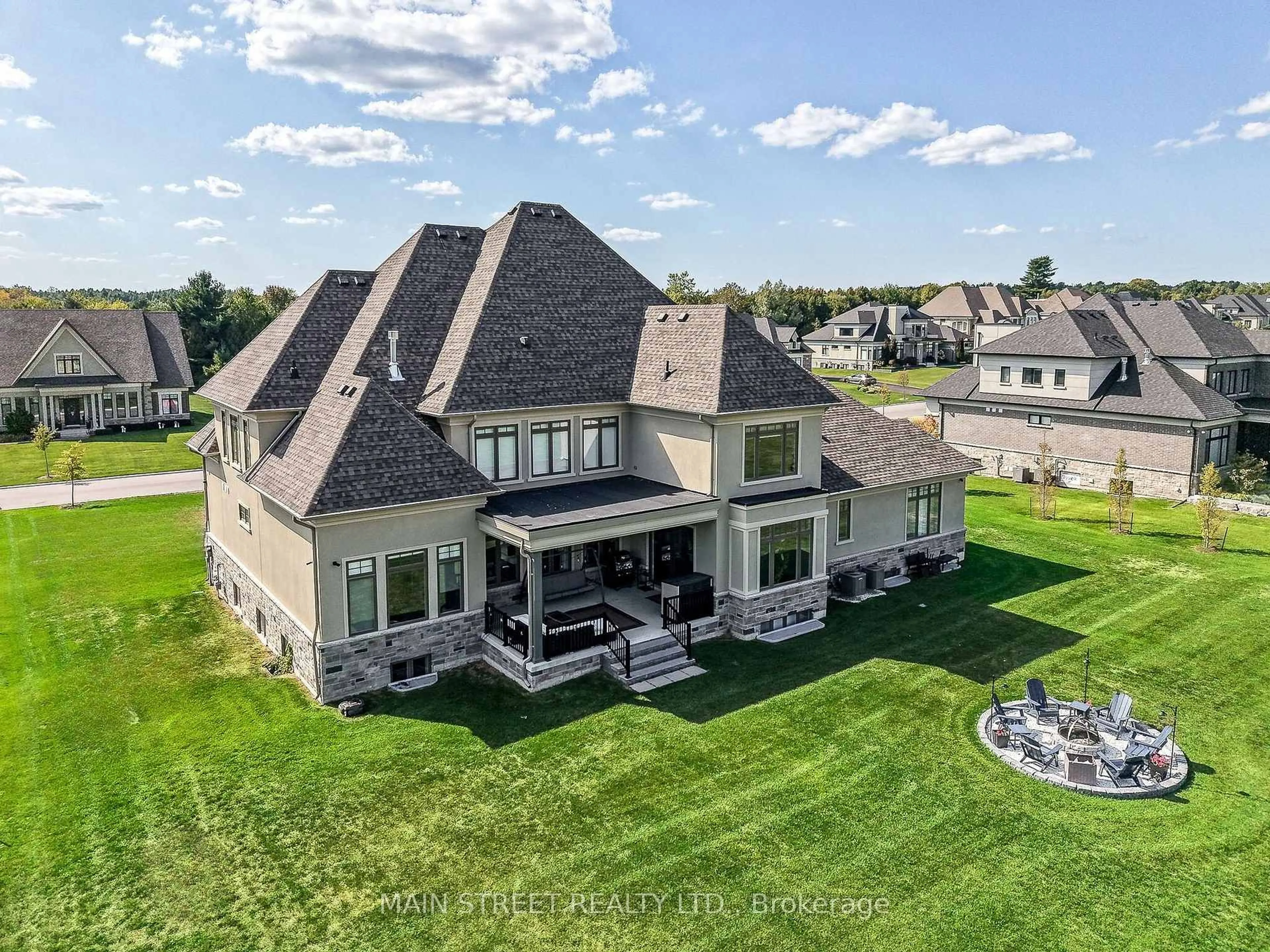 A pic from outside/outdoor area/front of a property/back of a property/a pic from drone, unknown for 21 Dexshire Dr, Ajax Ontario L1Z 0T8