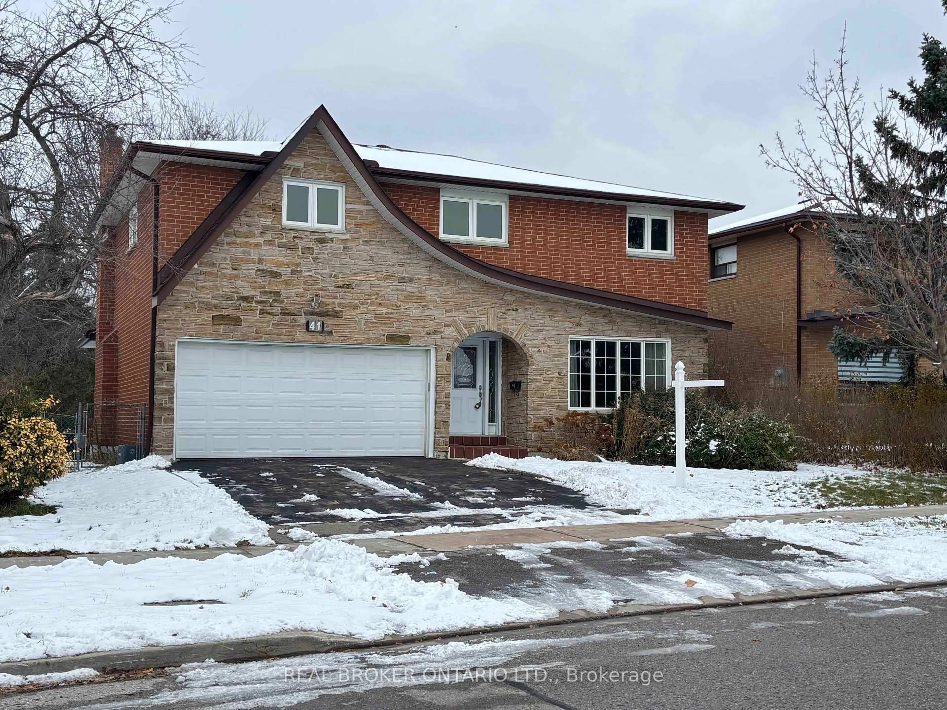 Home with brick exterior material, street for 41 Cleethorpes Blvd, Toronto Ontario M1S 2S7