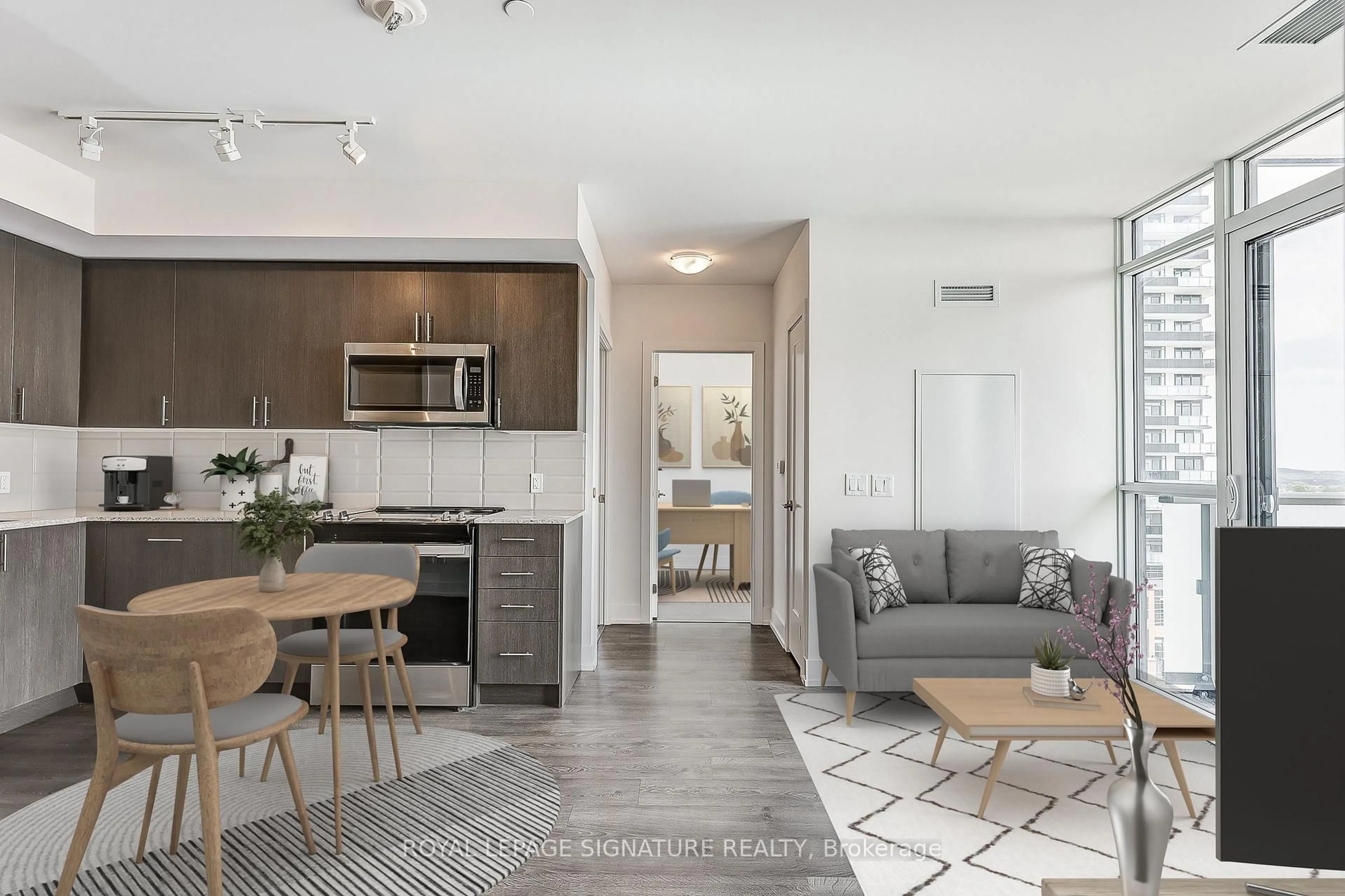 Open concept kitchen, unknown for 2550 Simcoe St #716, Oshawa Ontario L1L 0R5