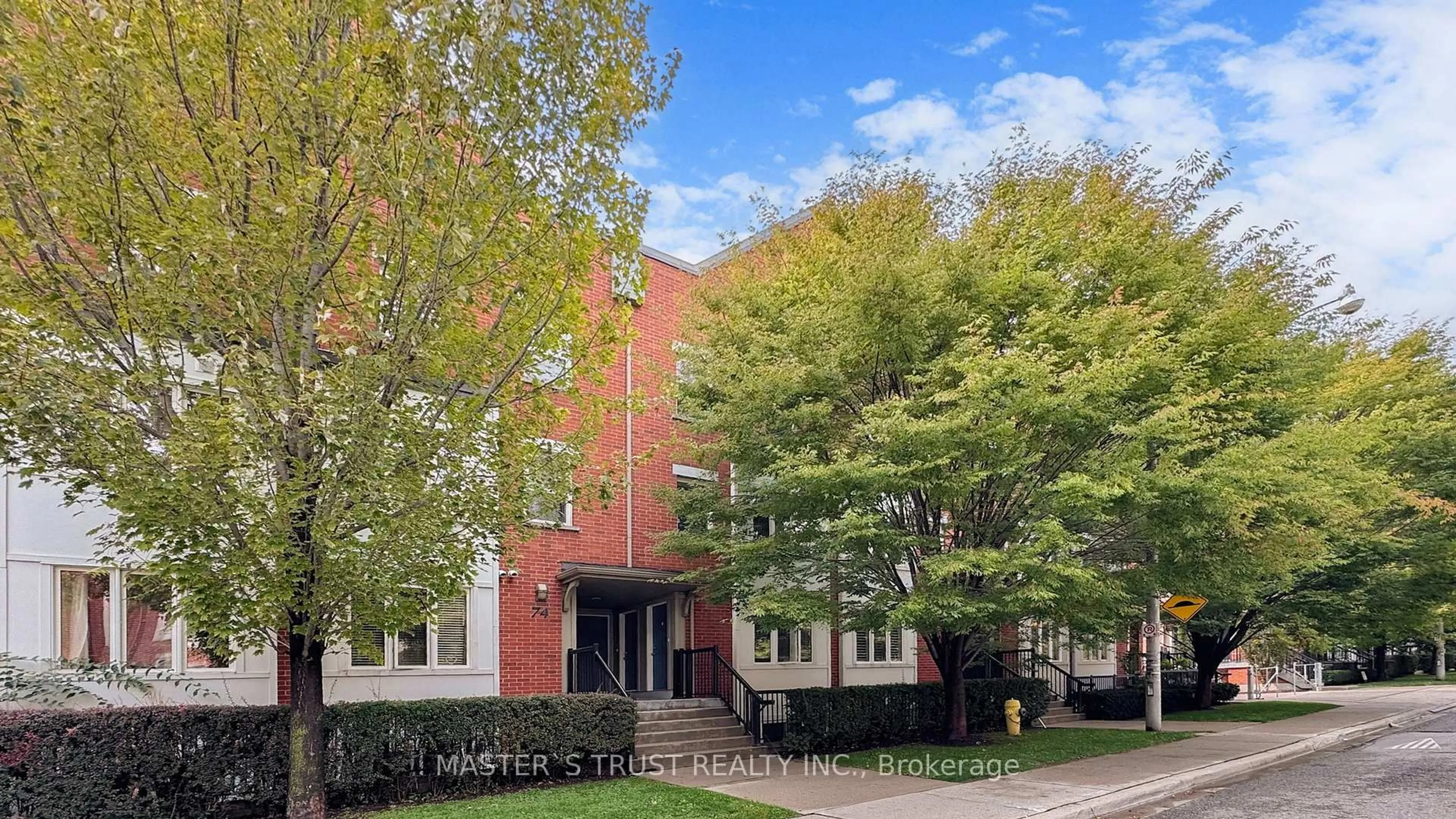 Home with brick exterior material, street for 74 Munro St #Unit4, Toronto Ontario M4M 2S9