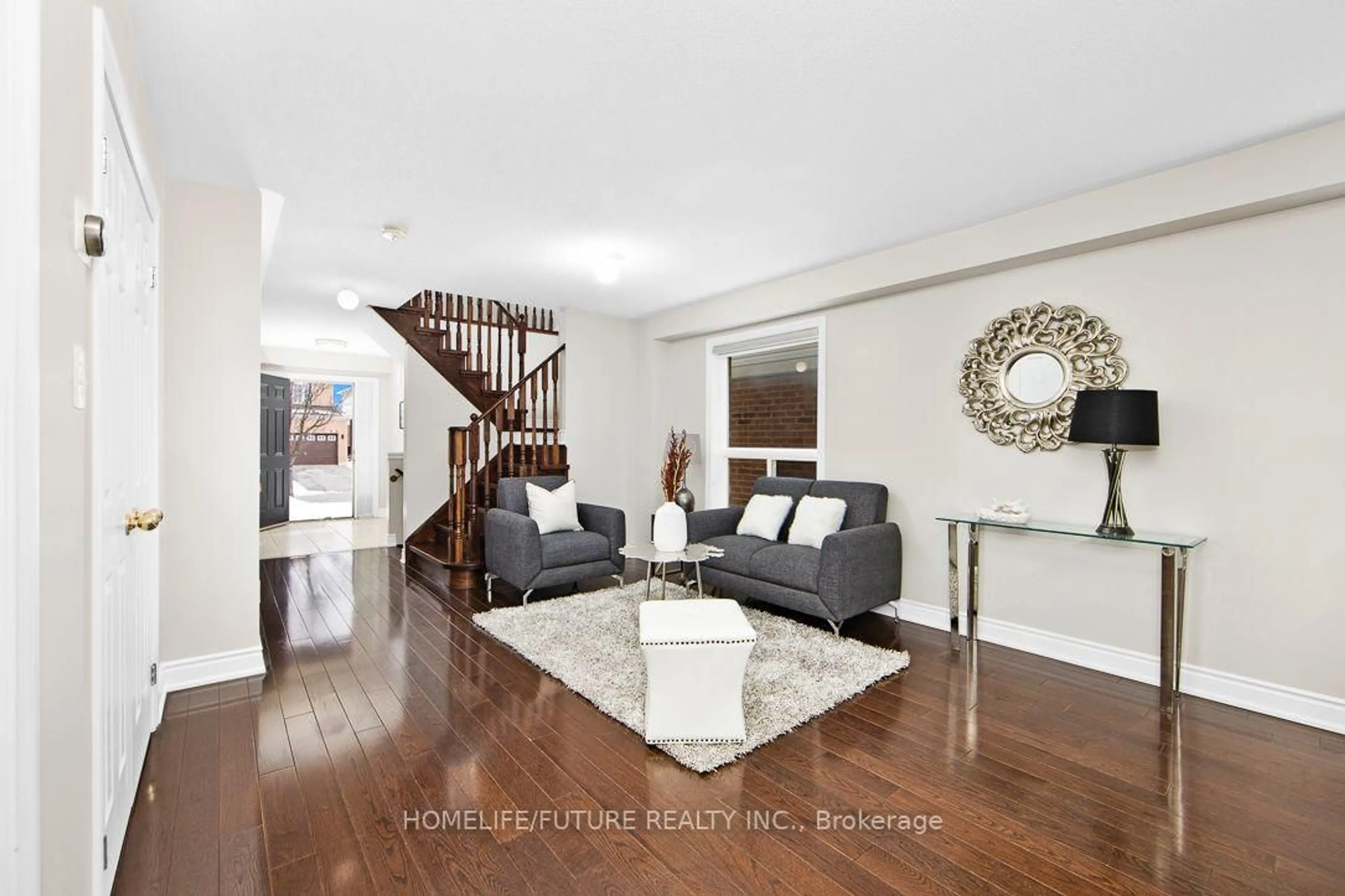 Living room with furniture, unknown for 39 Harkness Dr, Whitby Ontario L1R 0C5