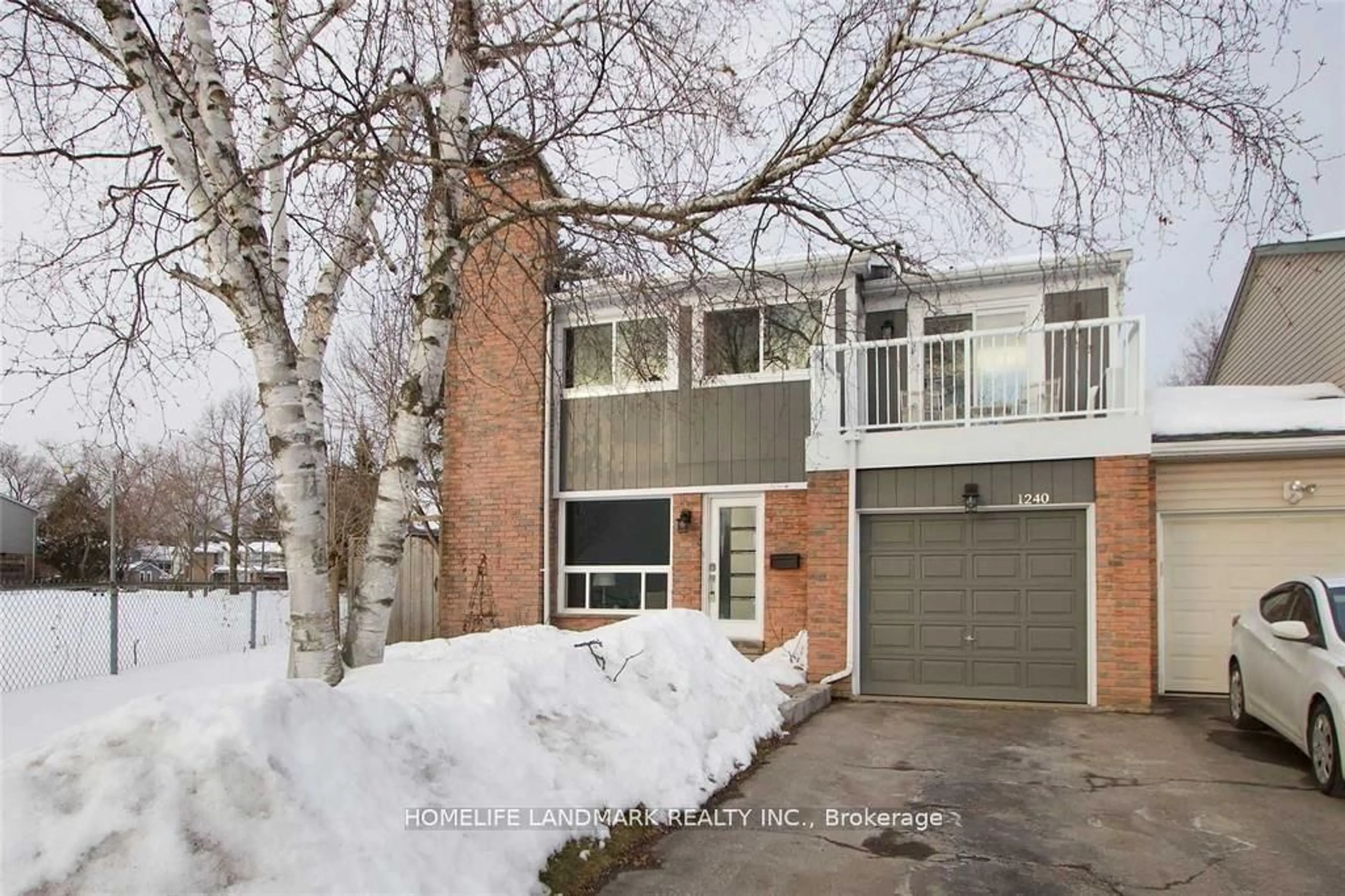 Home with brick exterior material, street for 1240 Mulmur Crt, Pickering Ontario L1V 3L7