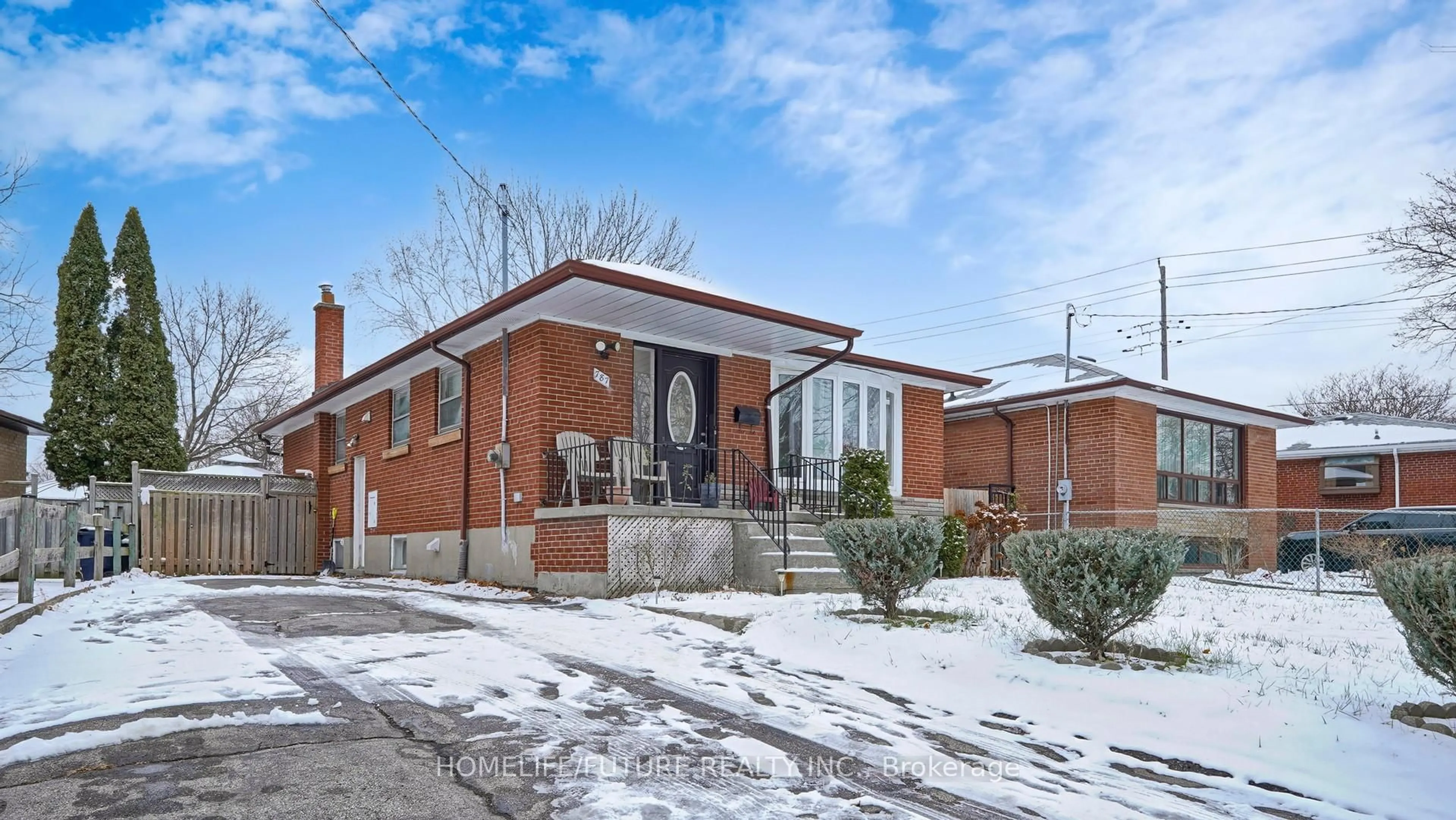 Home with brick exterior material, street for 787 Brimorton Dr, Toronto Ontario M1G 2S8