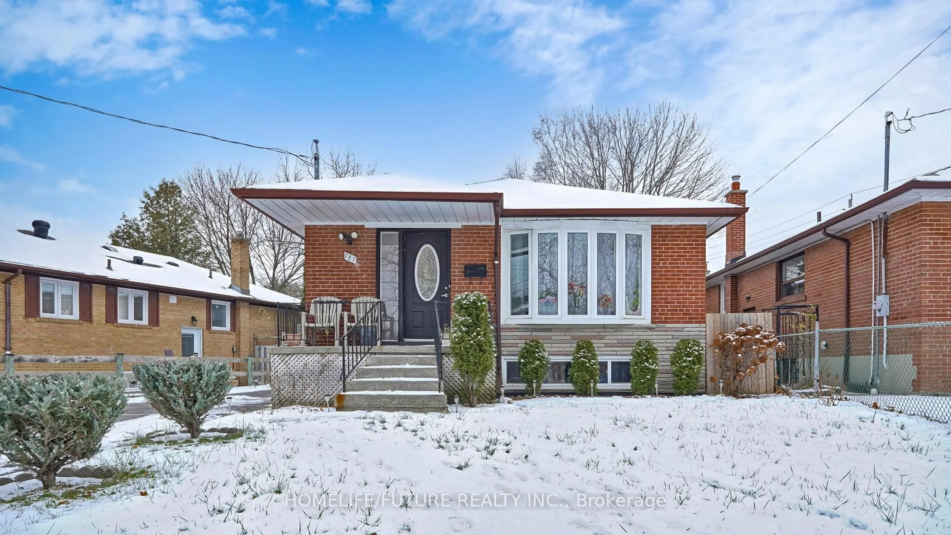 Home with brick exterior material, street for 787 Brimorton Dr, Toronto Ontario M1G 2S8