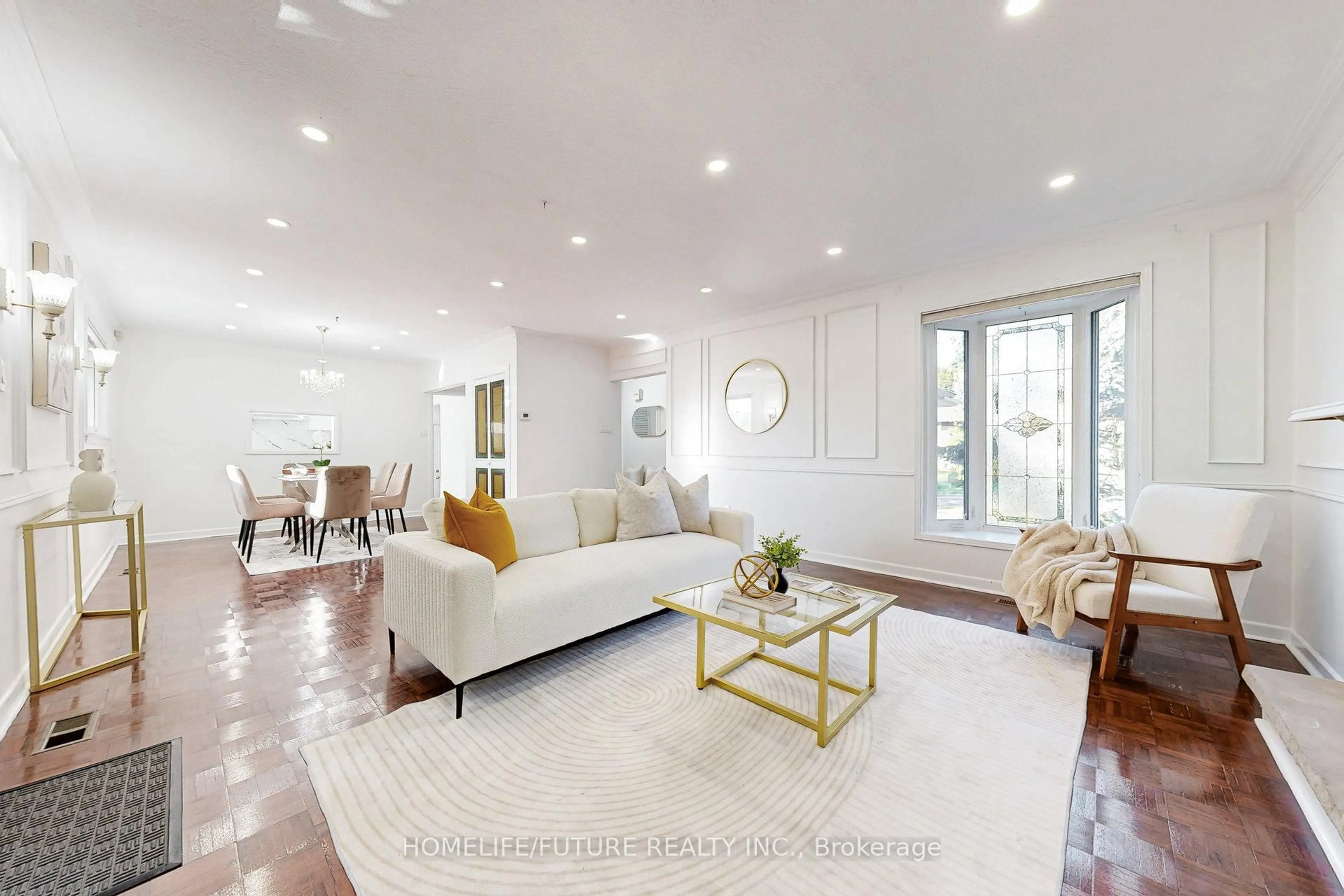 Living room with furniture, unknown for 5 Landfair Cres, Toronto Ontario M1J 3A6