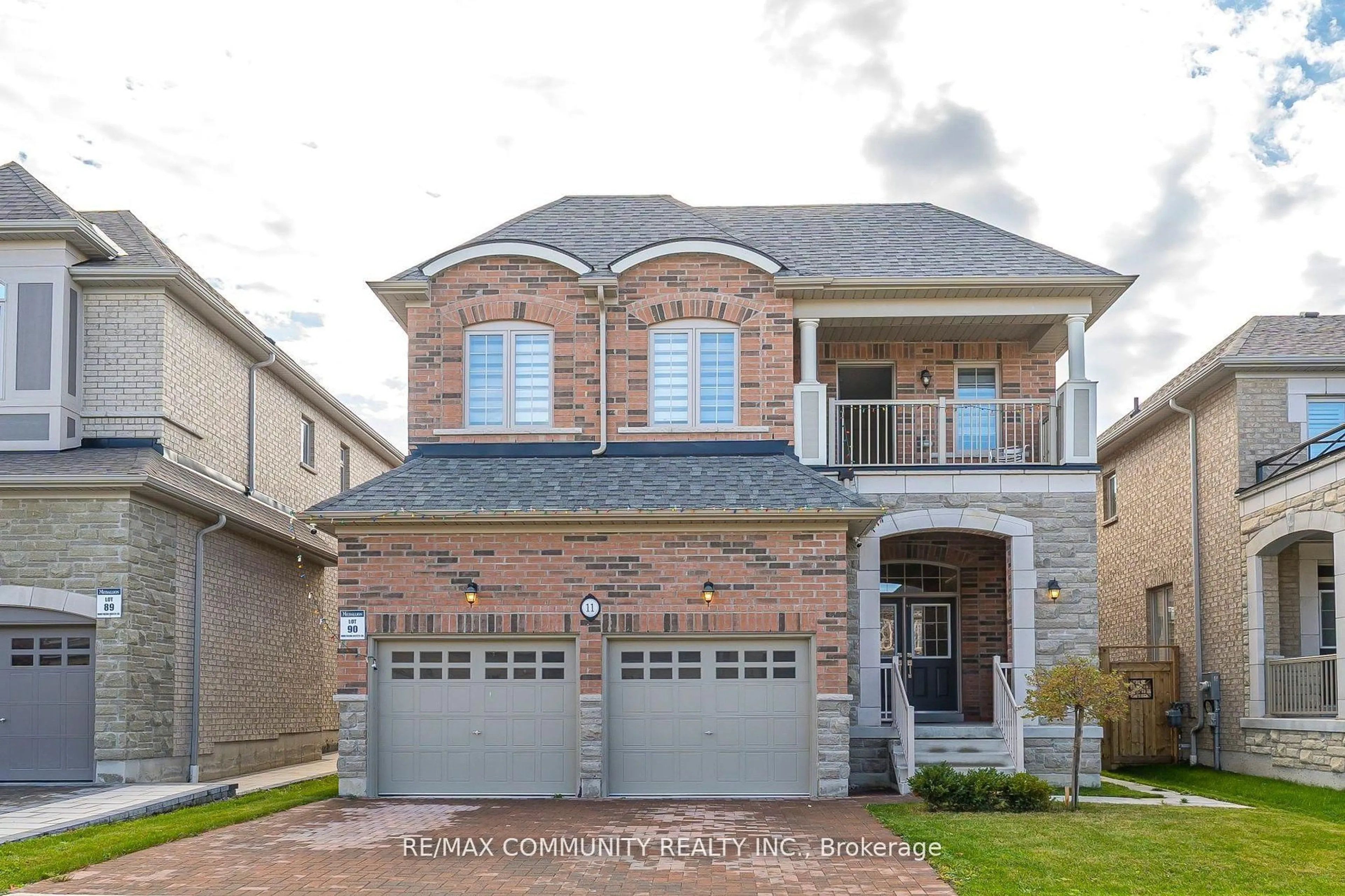 Home with brick exterior material, street for 11 Northern Breeze Cres, Whitby Ontario L1R 0P4